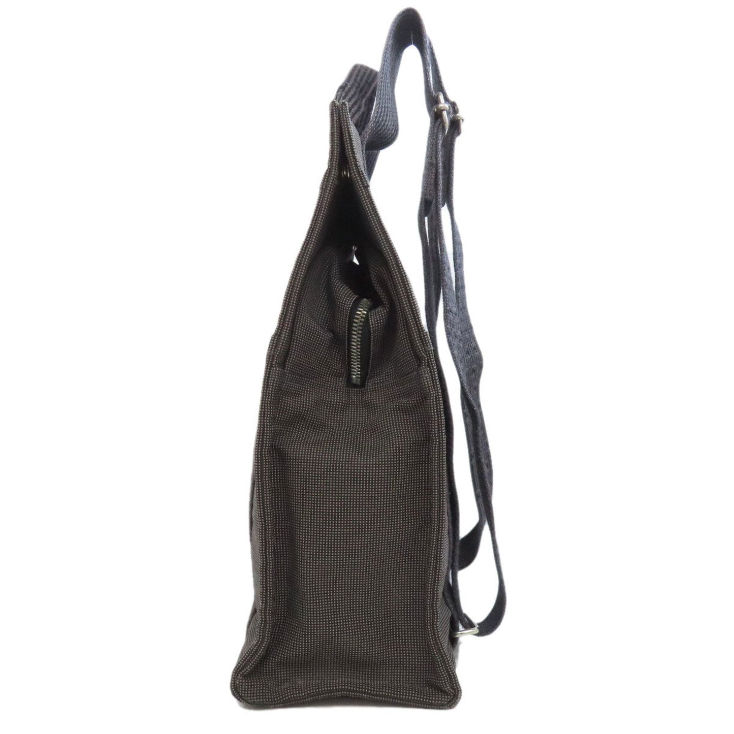 Hermes Gray Canvas Backpack ( )