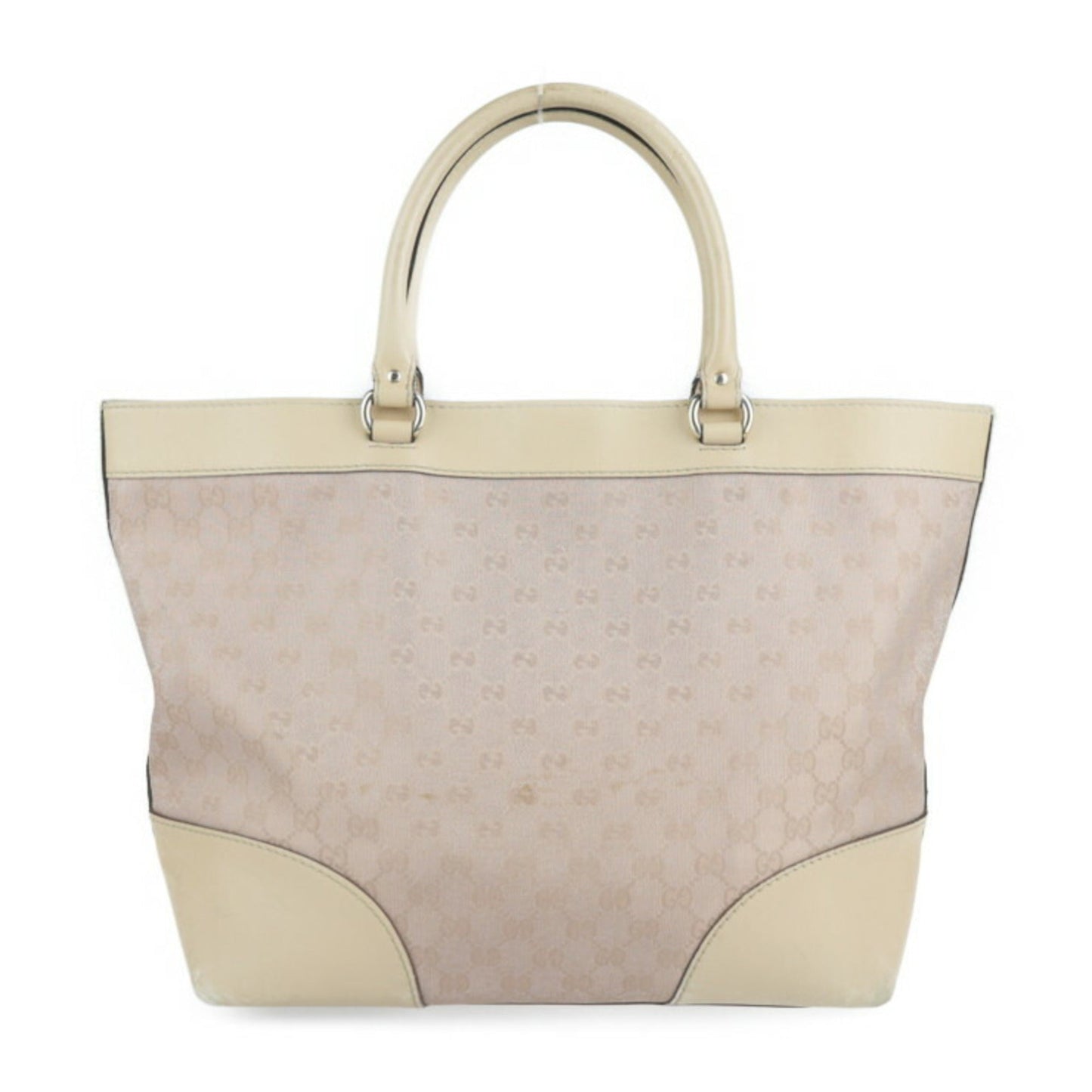 Gucci Leather Canvas Handbag