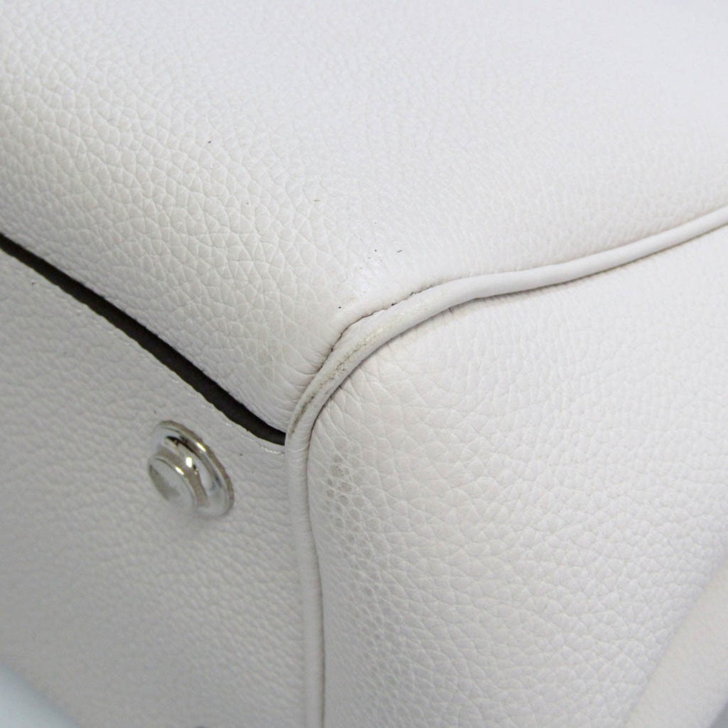 LOUIS VUITTON Milla MM Women's Handbag,Shoulder Bag White