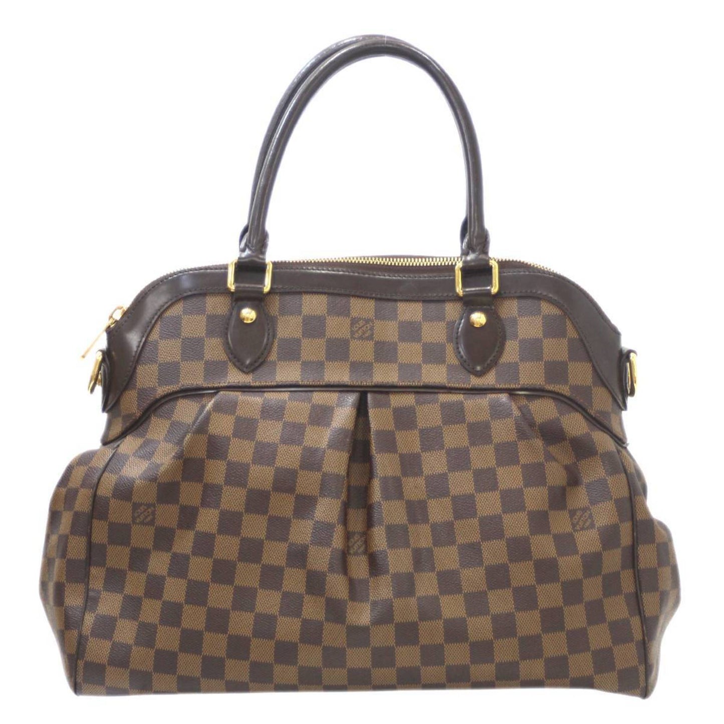 LOUIS VUITTON Trevi GM 2way Bag handBag shoulder Damier Ebene ES
