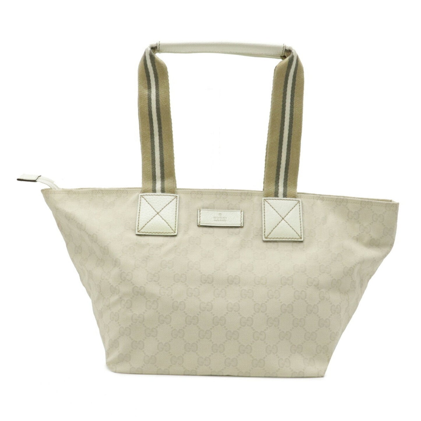 Gucci Lou Leather Canvas Tote