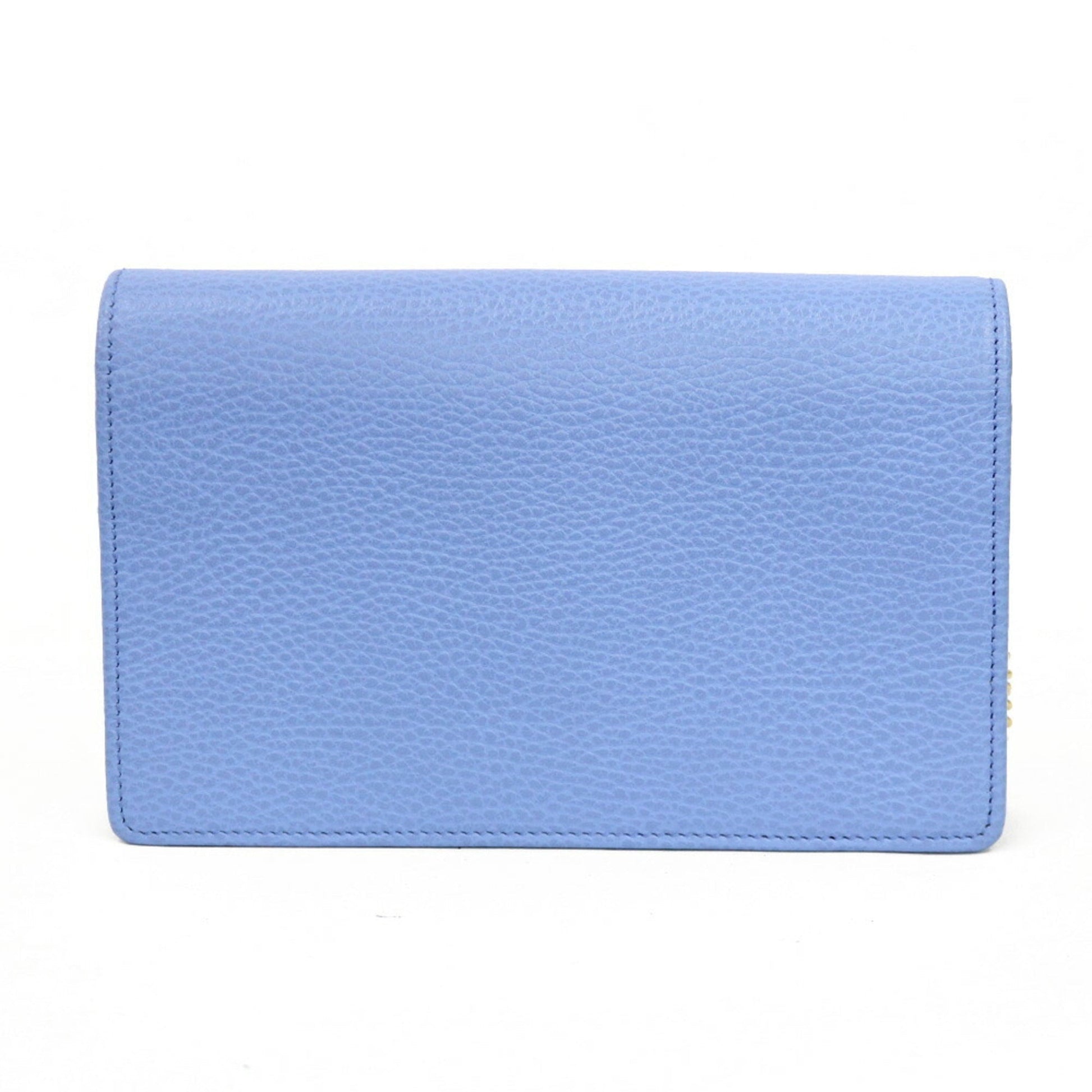 Gucci GG Marmont Blue Chain Shoulder Bag