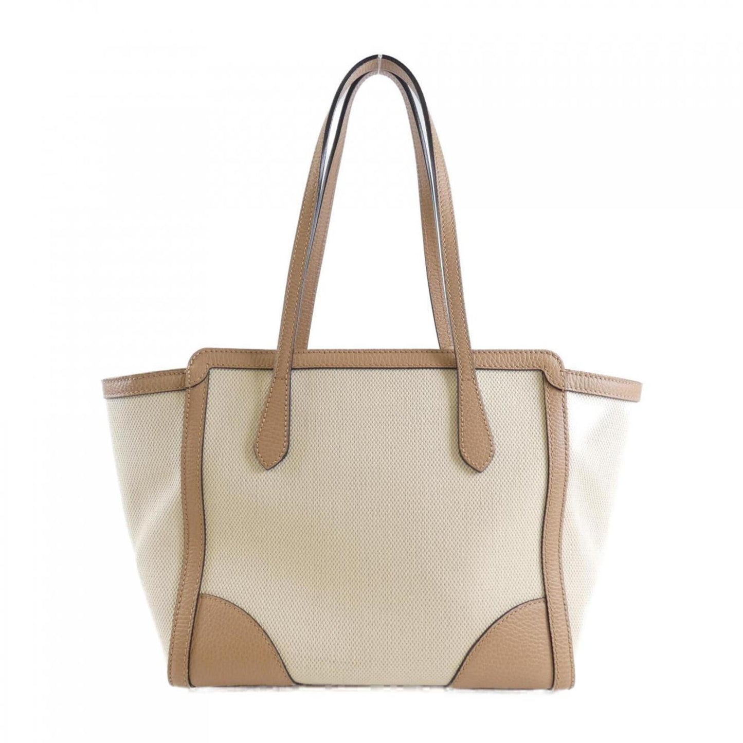 Gucci Leather Canvas Tote