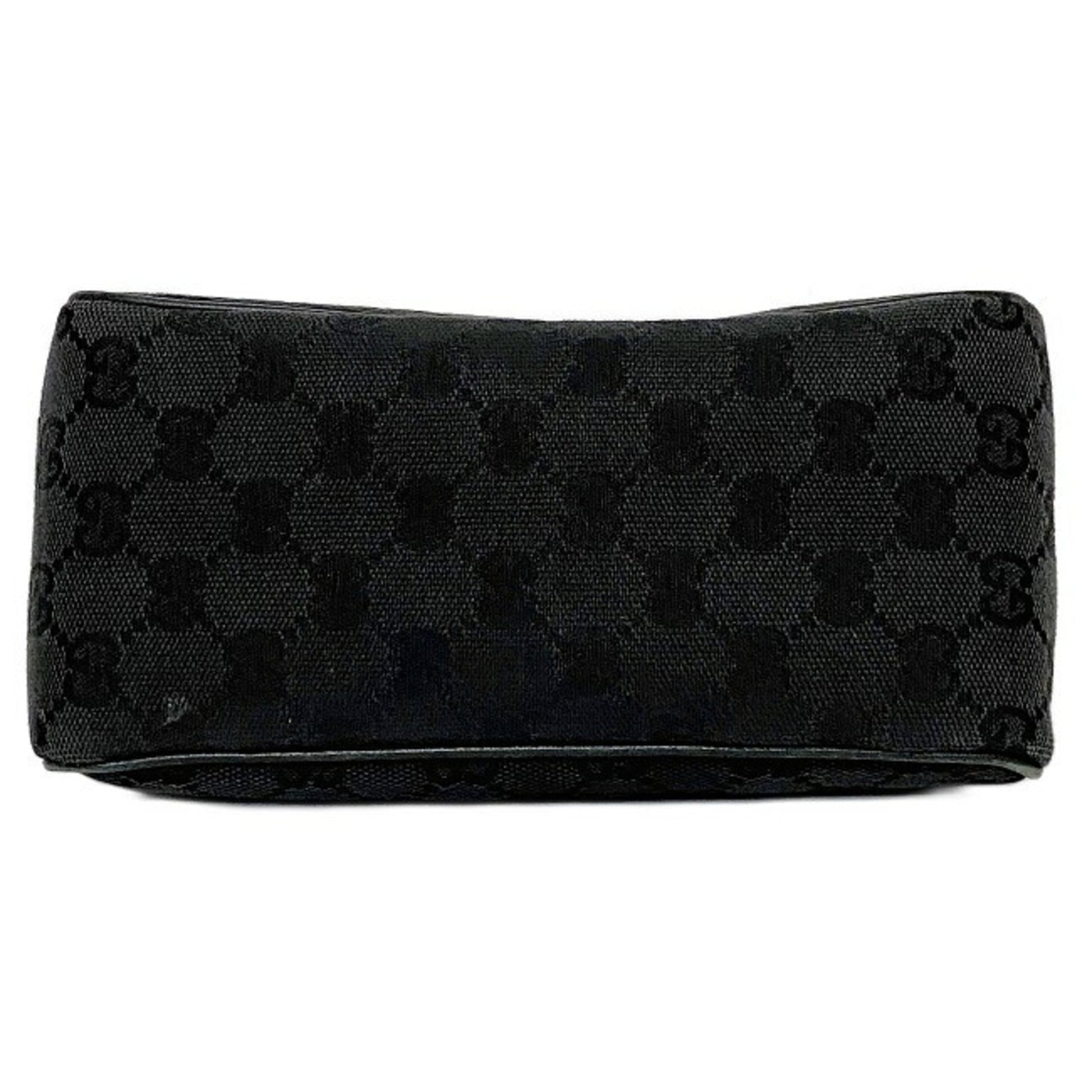 Gucci Lou Leather Canvas Handbag