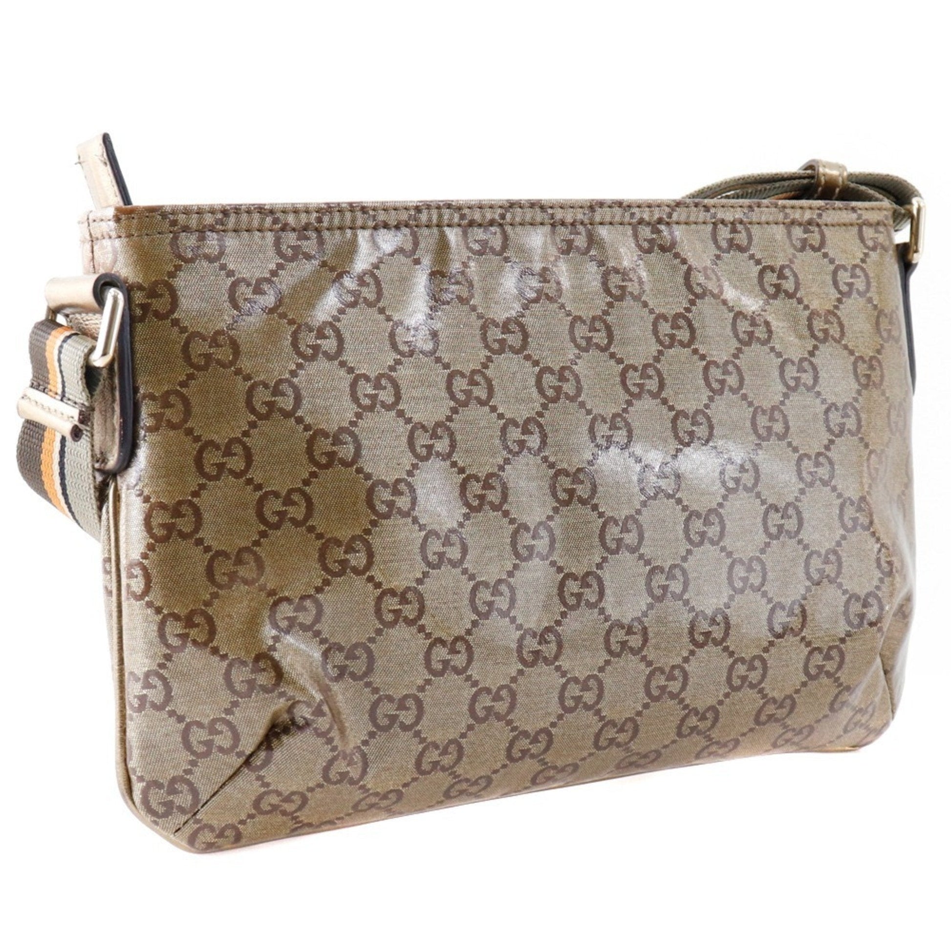Gucci Gold PVC Shoulder Bag