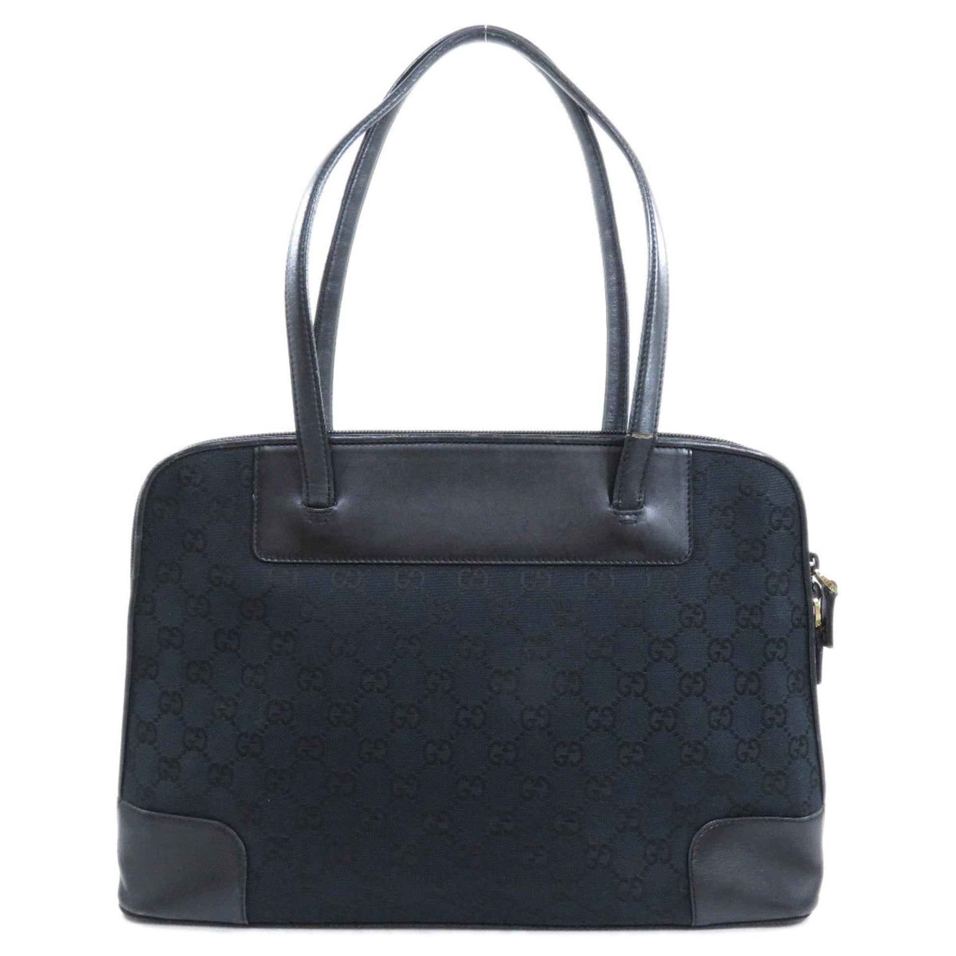 Gucci Lou Leather Canvas Tote