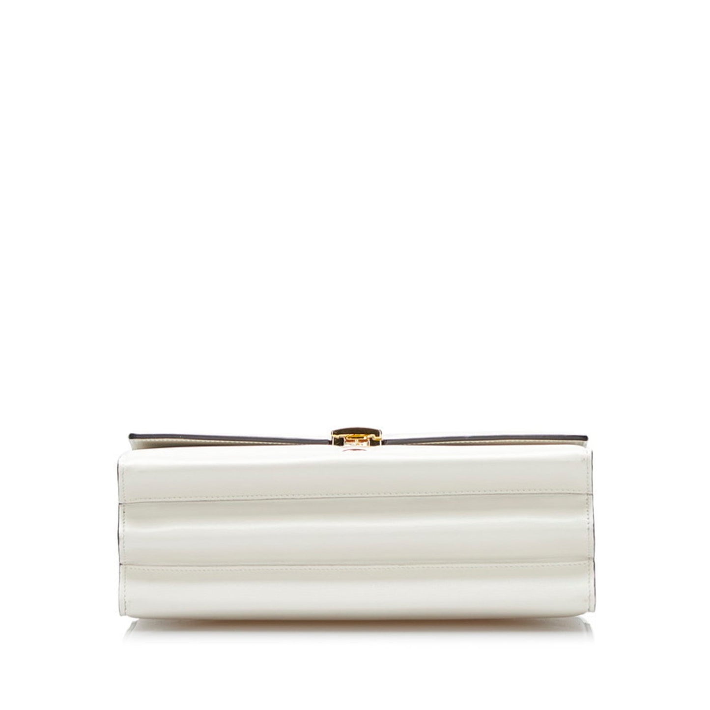 Gucci White Leather Shoulder Bag Style 2