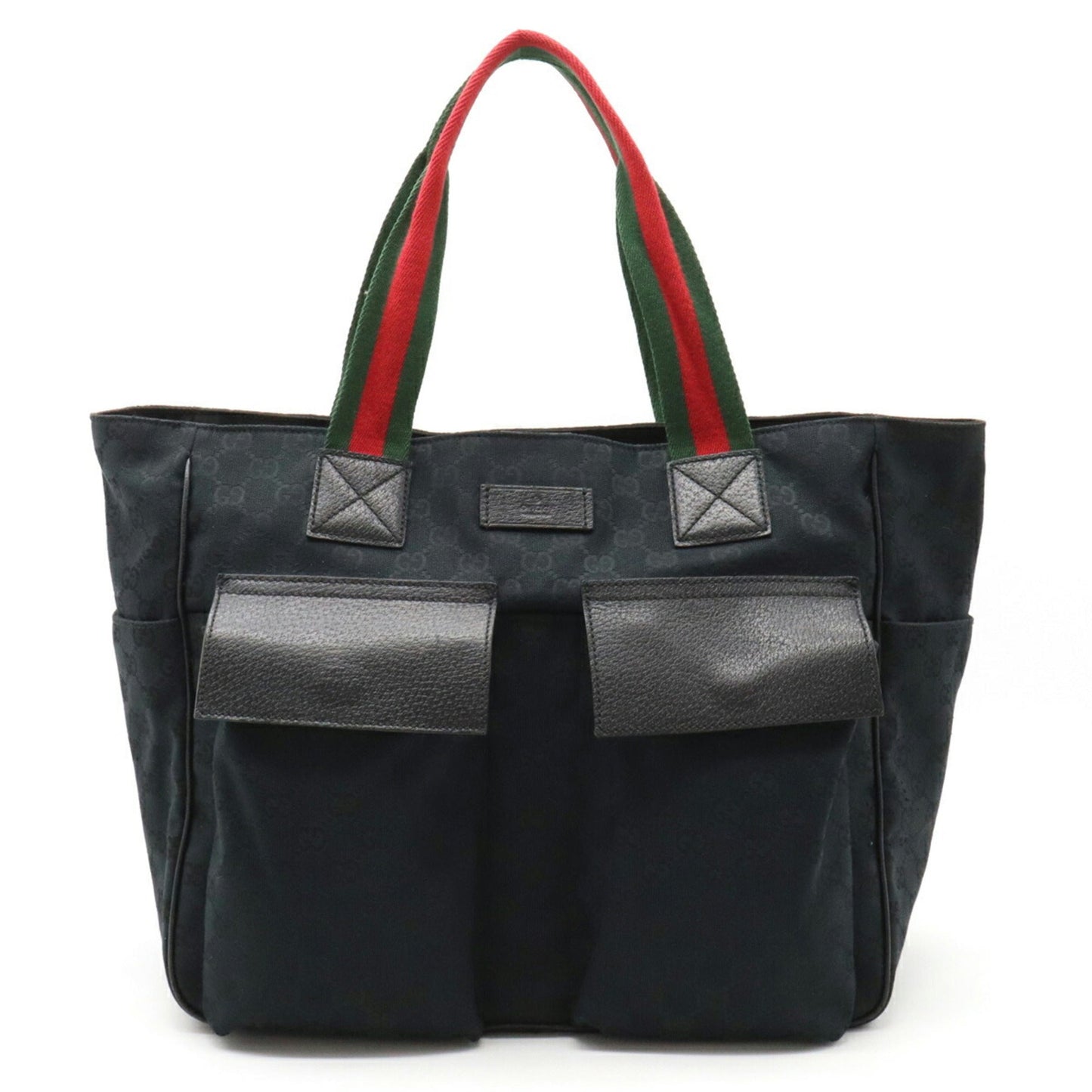 Gucci Leather Canvas Tote