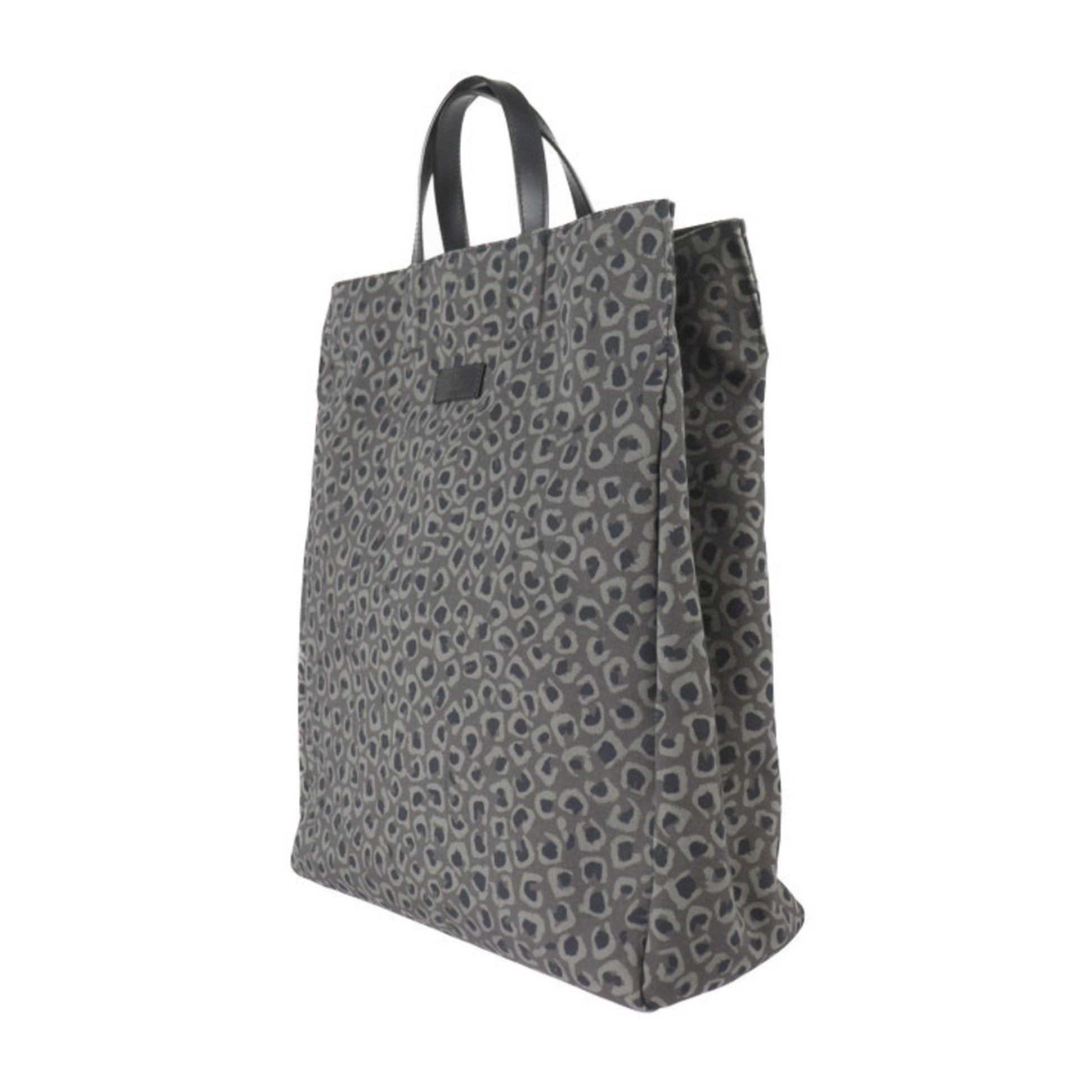 Gucci Leather Canvas Tote