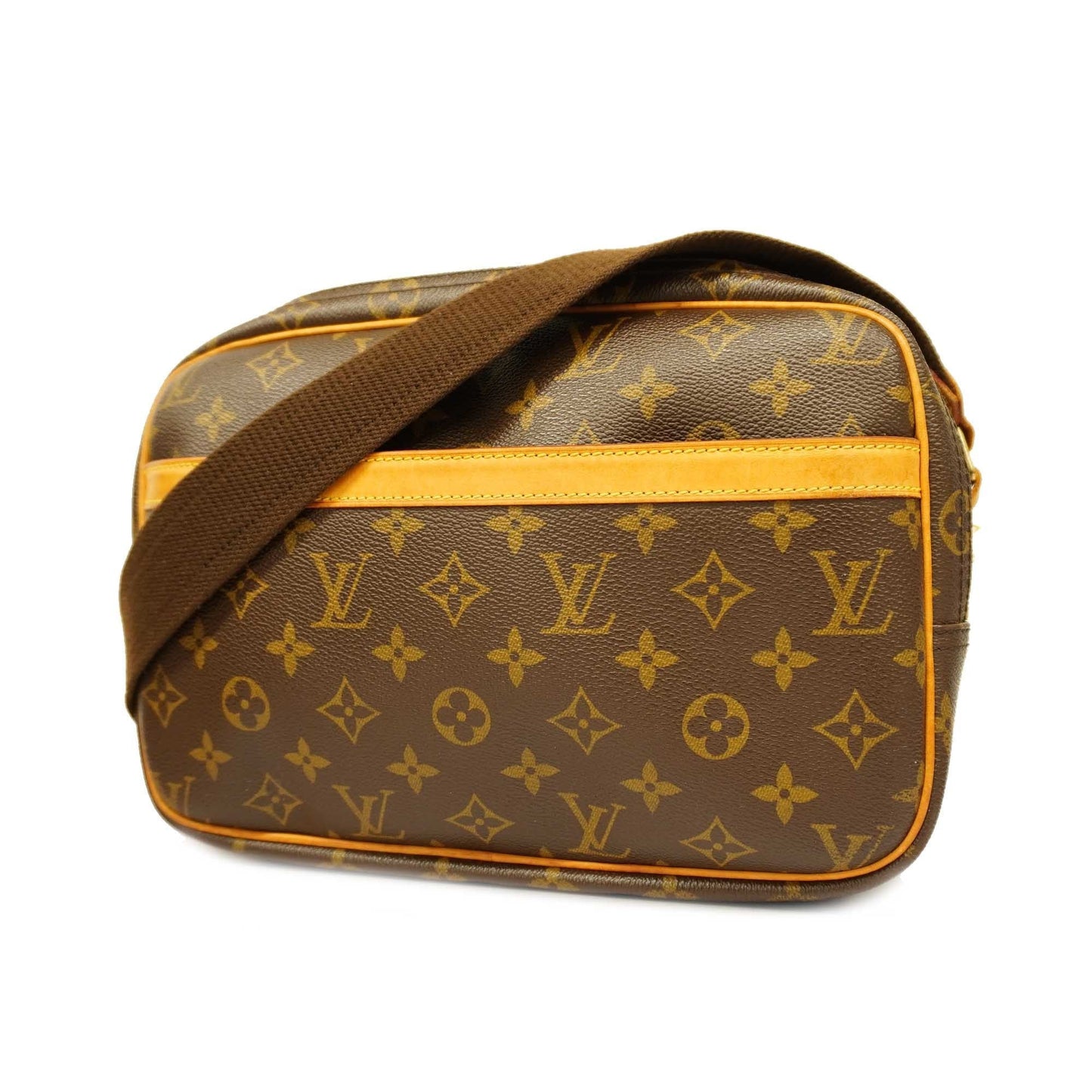 Louis VuittonAuth Monogram Reporter PM Women's Shoulder Bag