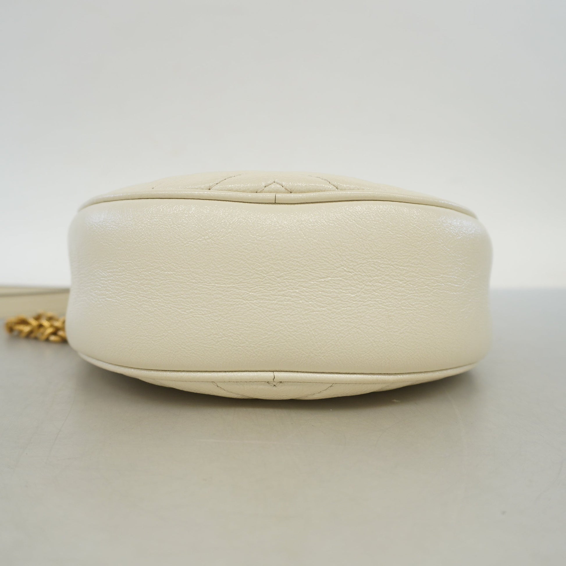 Gucci GG Marmont Gold Leather Shoulder Bag