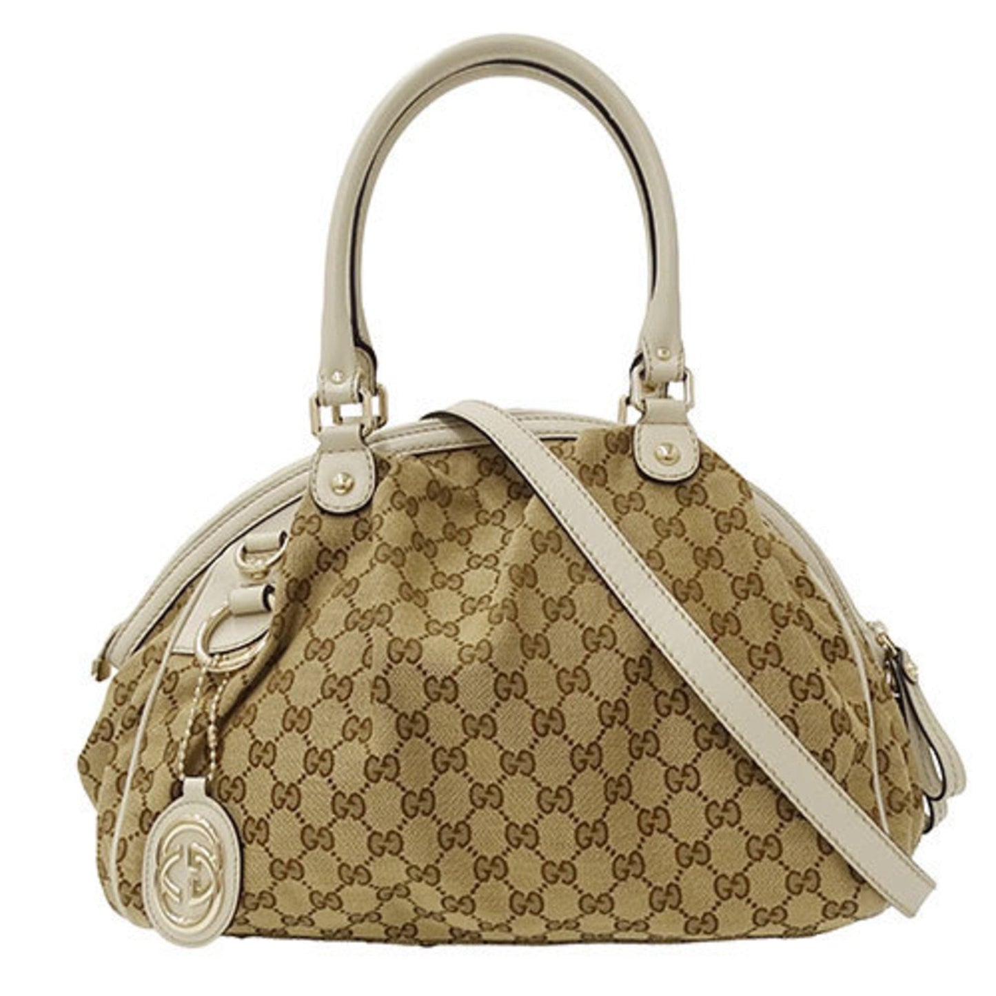 Gucci Canvas Shoulder Bag
