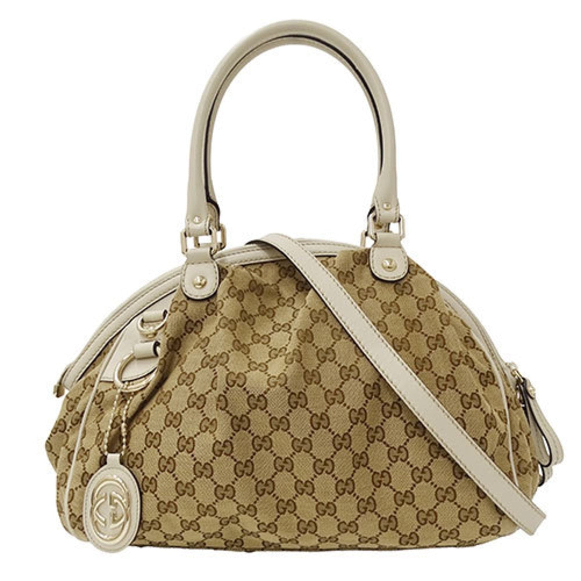 Gucci Canvas Shoulder Bag