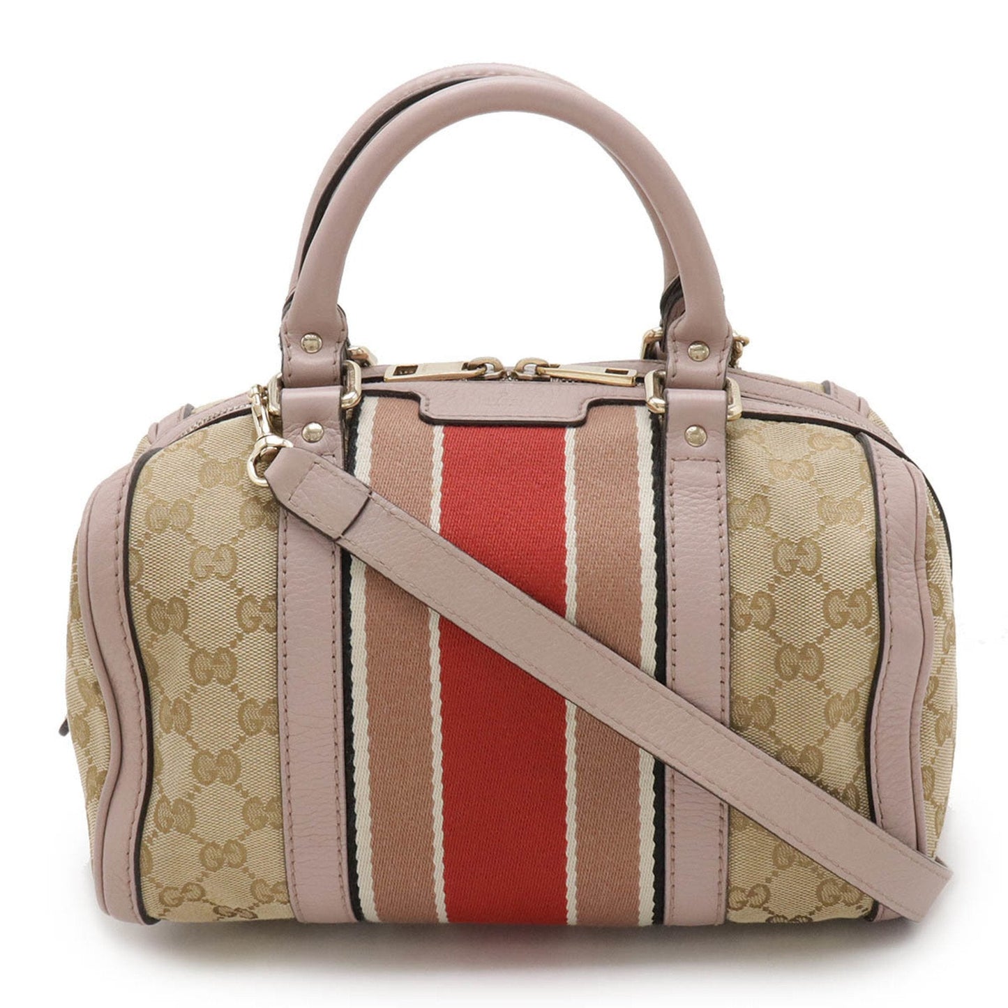 Gucci Leather Canvas Shoulder Bag