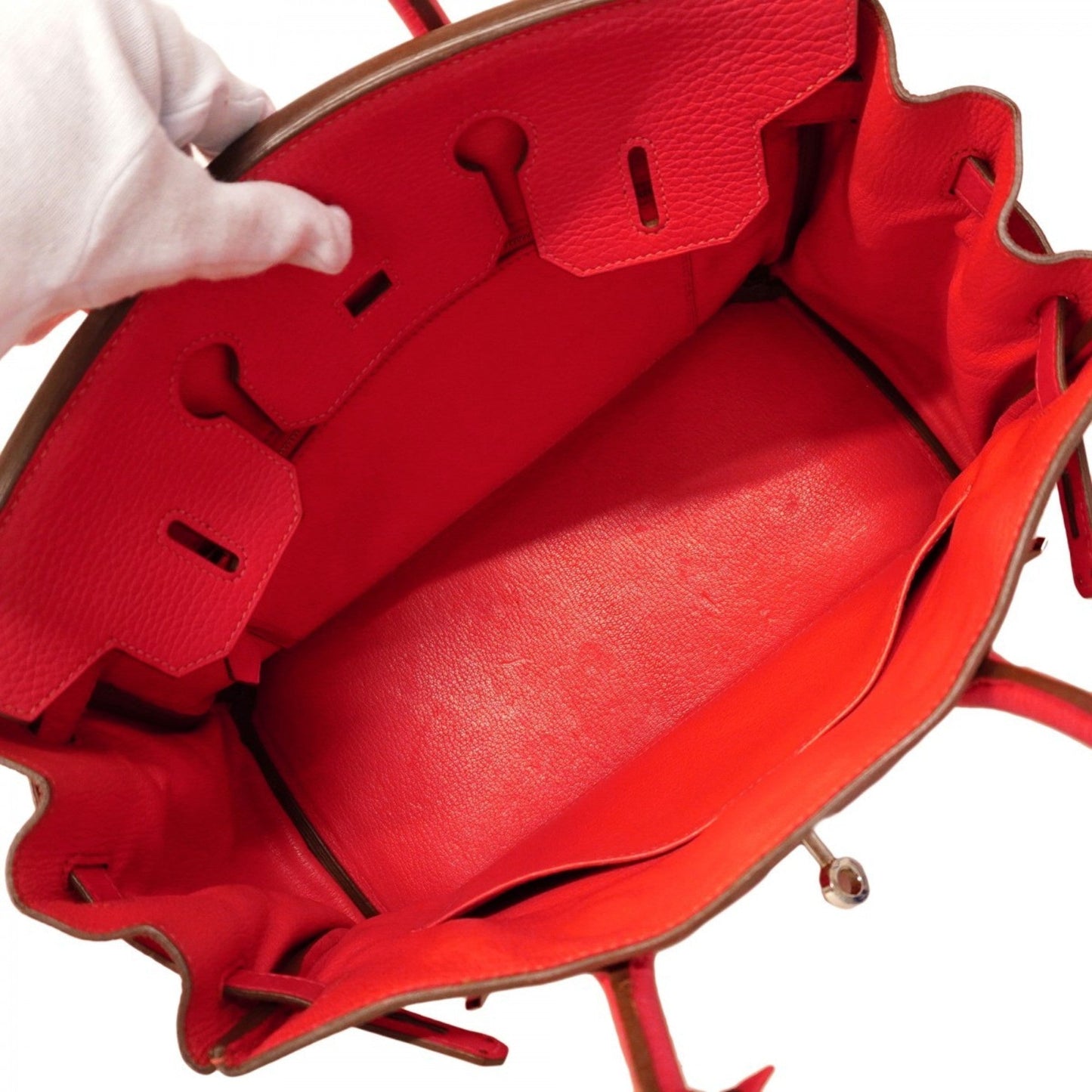 Hermes Bougainvillier Taurillon Clemence Leather Handbag ( )