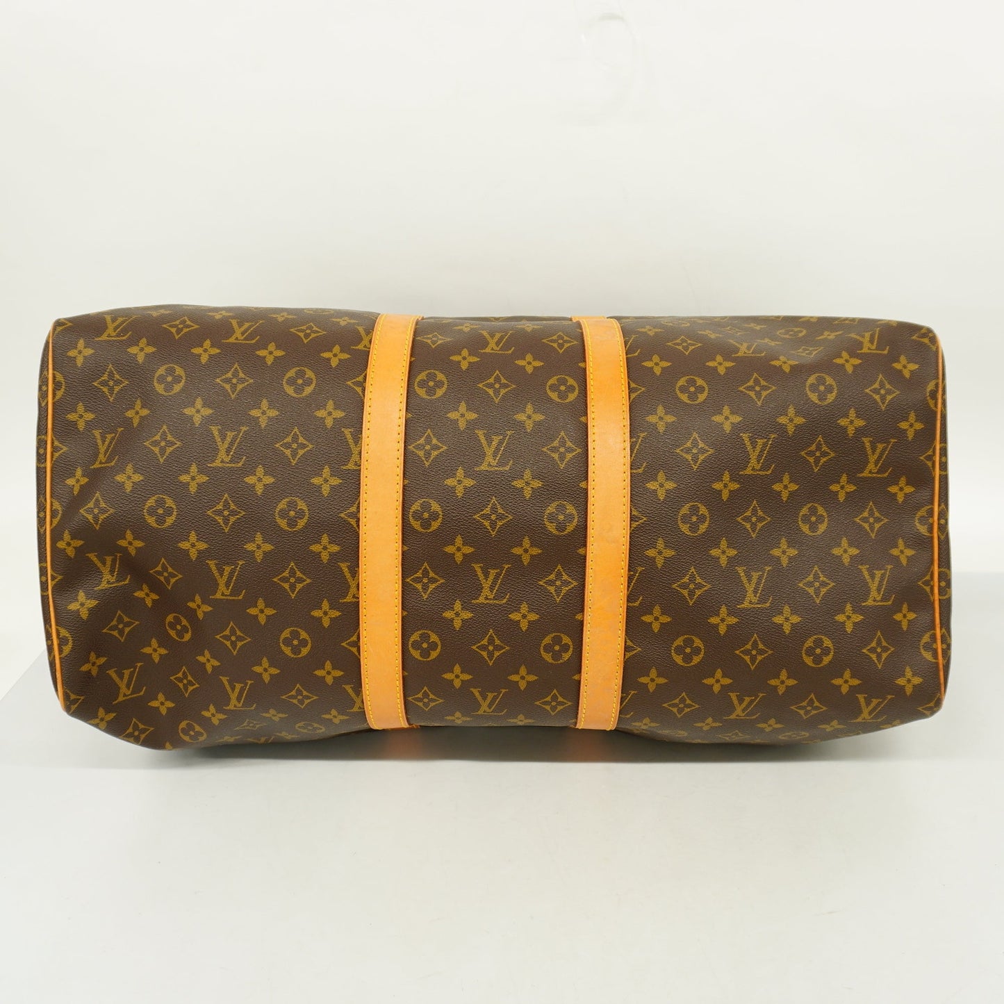 Louis VuittonAuth Monogram Keepol 55 Boston Bag