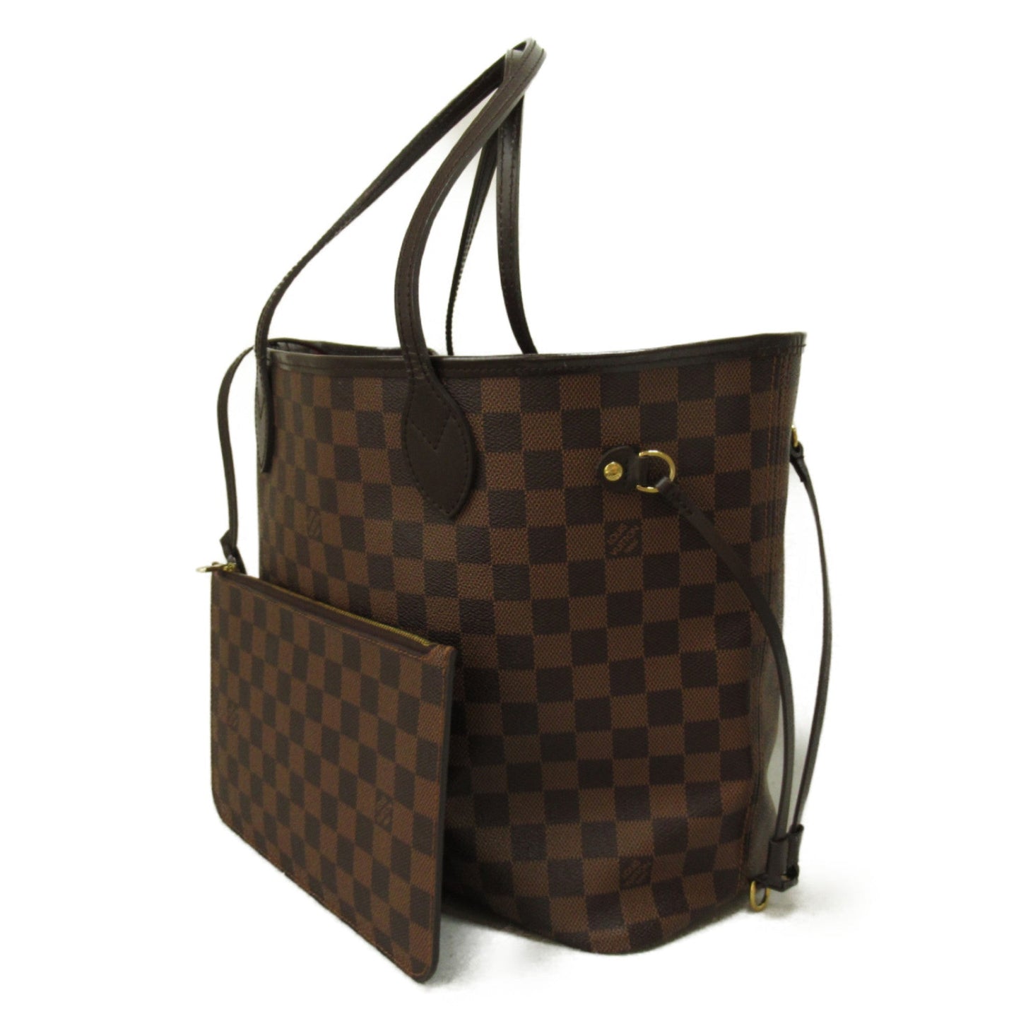LOUIS VUITTON Neverfull MM Brown Ebene Damier PVC coated canvas Tote