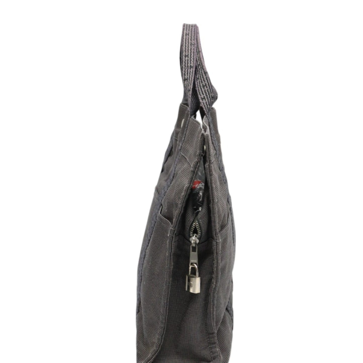 Hermes Gray Canvas Tote Bag ( )