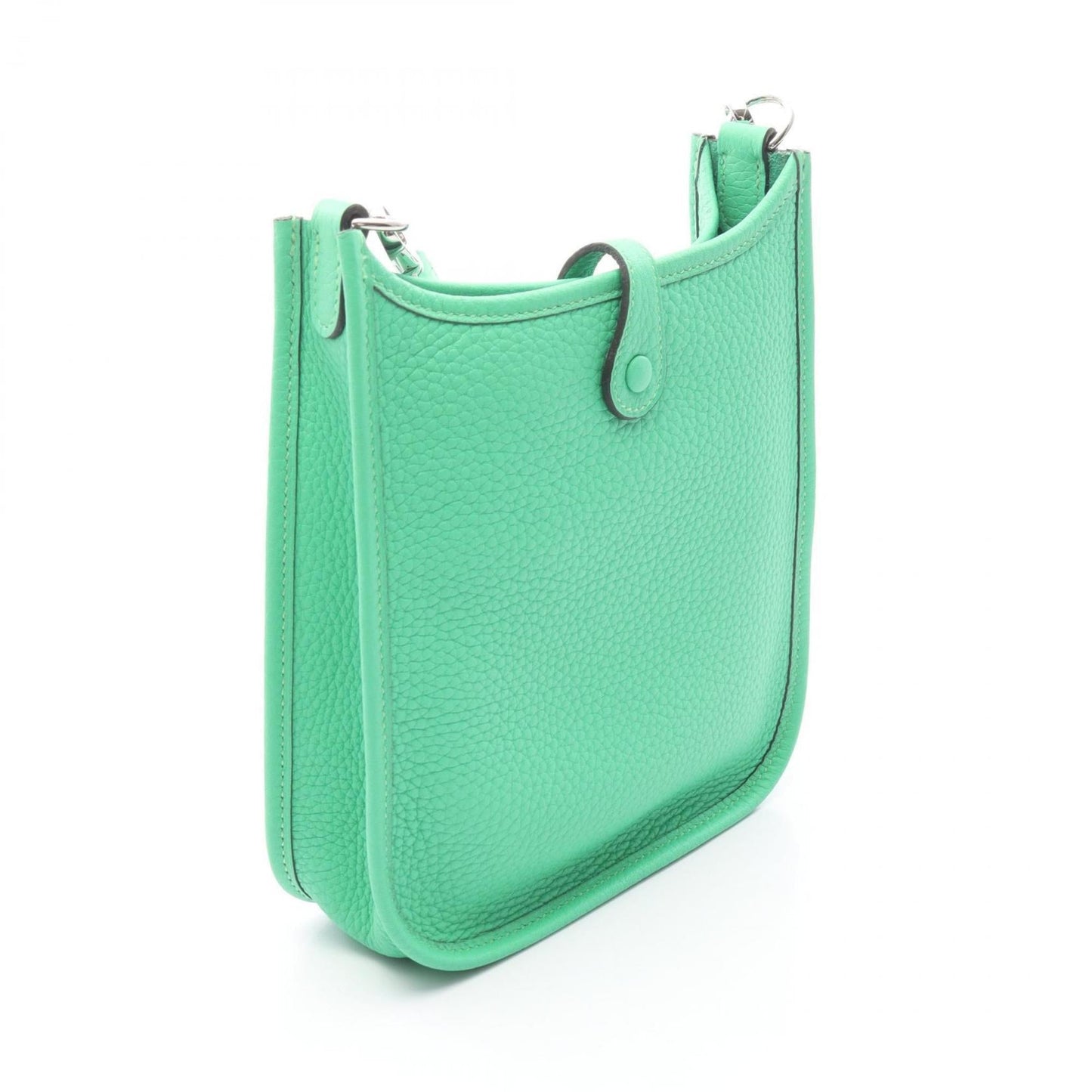 Hermes Green Taurillon Clemence Leather Leather Shoulder Bag ( )