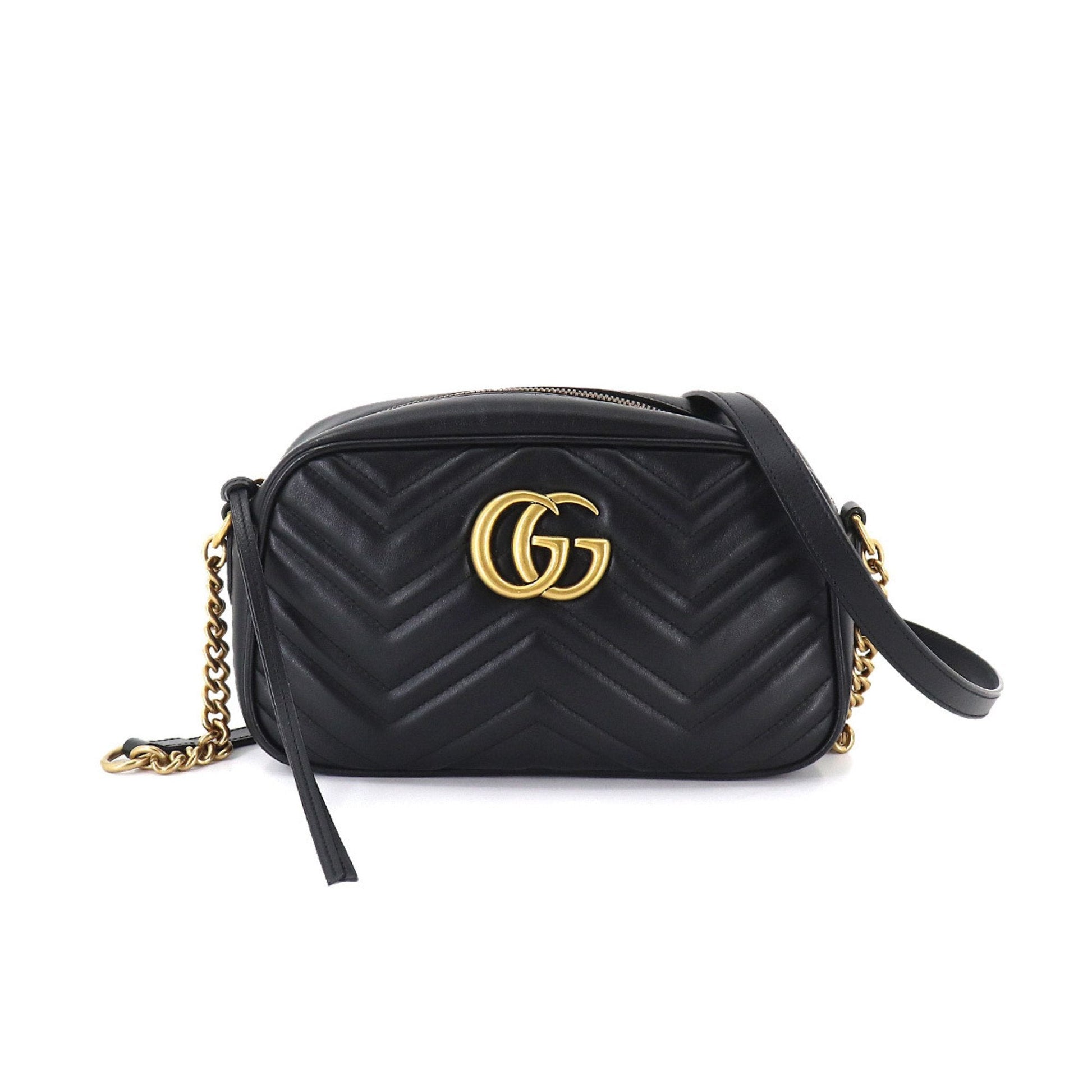 Gucci Lou Quilted Chain Shoulder Bag