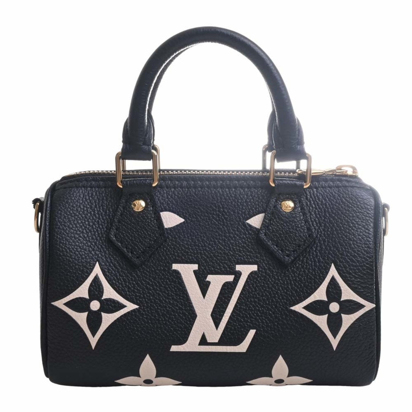 LOUIS VUITTON Empreinte Bicolor Nano Handbag Black Ladies