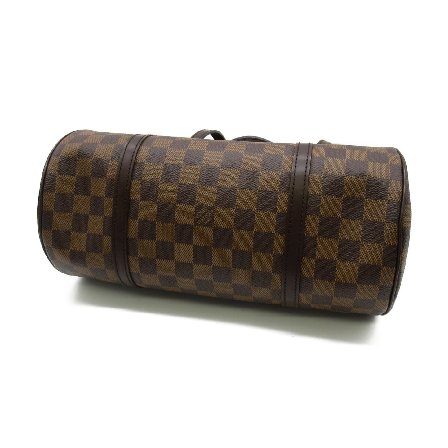 LOUIS VUITTON Papillon 30 Shoulder Bag Brown Ebene Damier PVC coated canvas