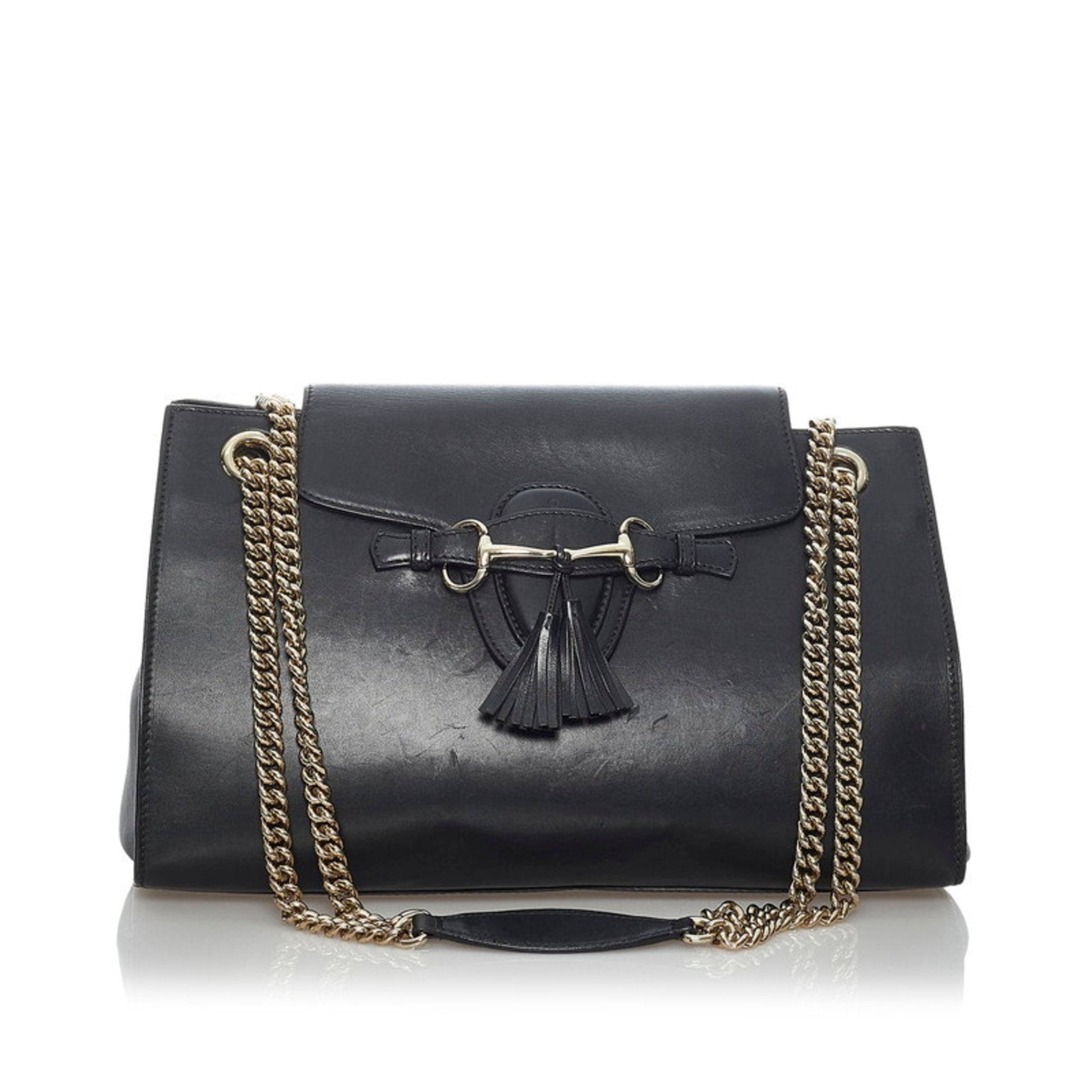 Gucci Lou Chain Leather Shoulder Bag