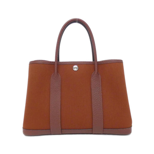 Hermes Garden Rouge H Country Leather Handbag ( )