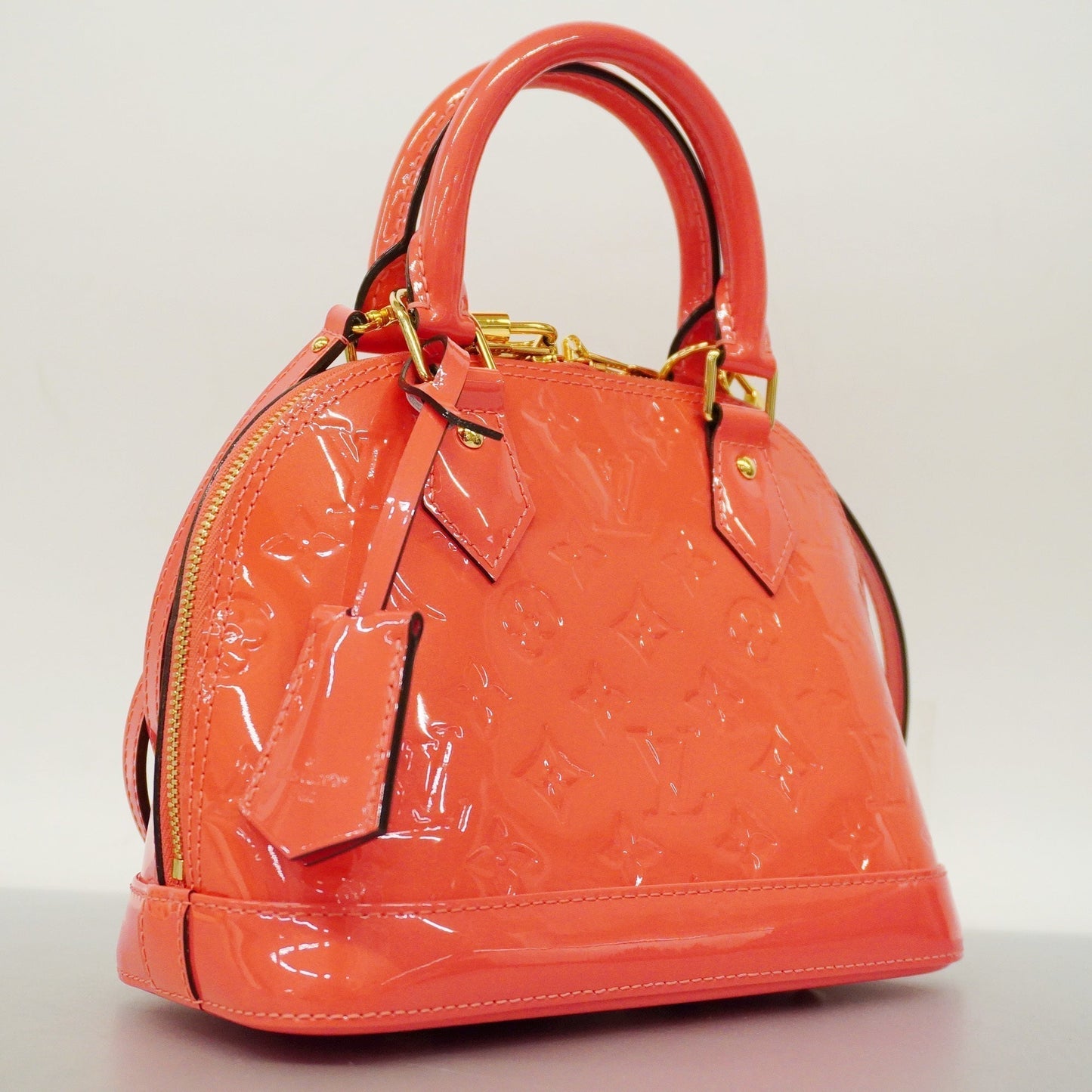 Louis VuittonAuth Monogram Vernis 2way Bag Alma BB Women's Handbag