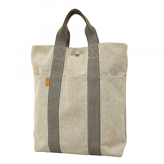 Hermes Gray Canvas Tote Bag ( )