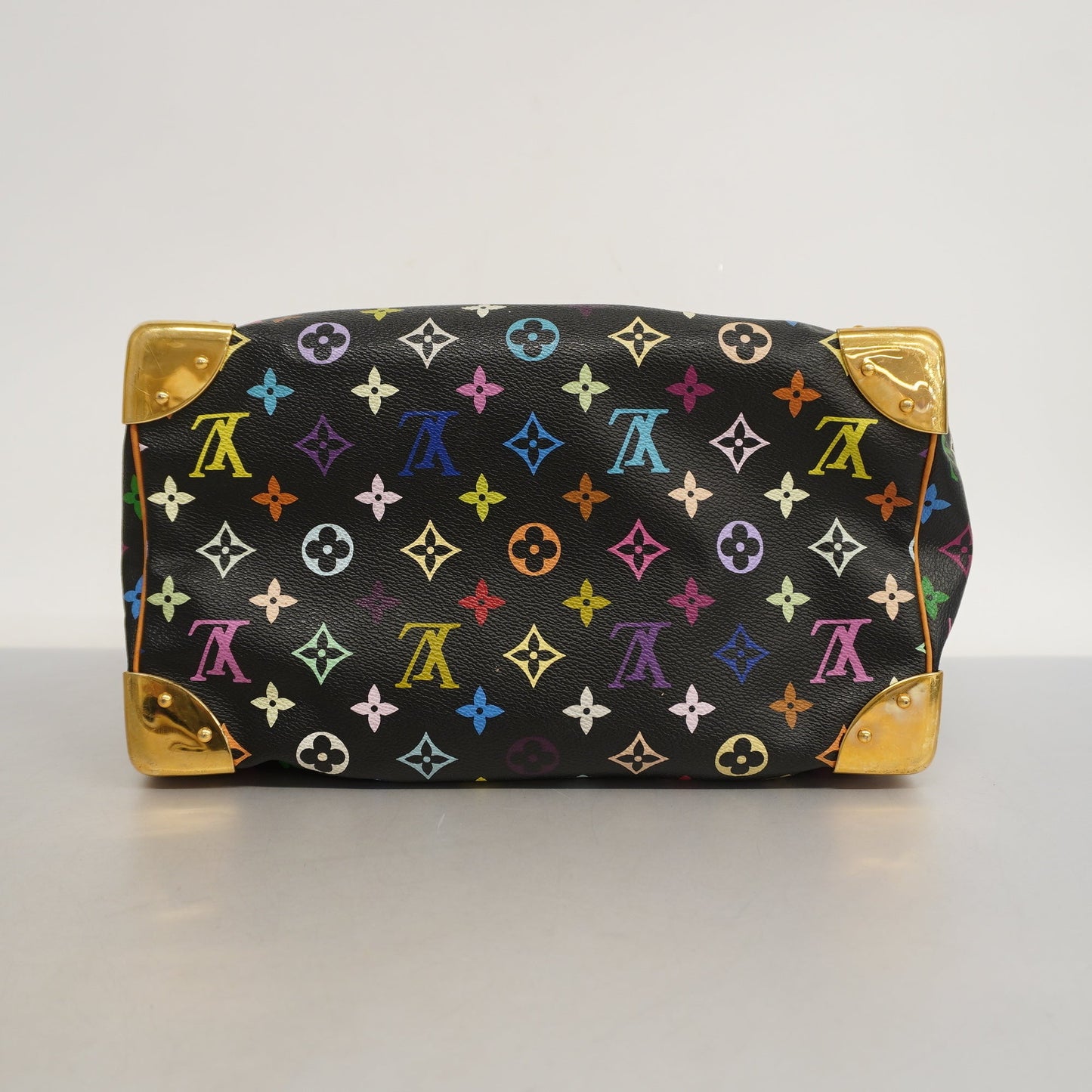 LOUIS VUITTONAuth Monogram Multicolore Women's HandBag Noir