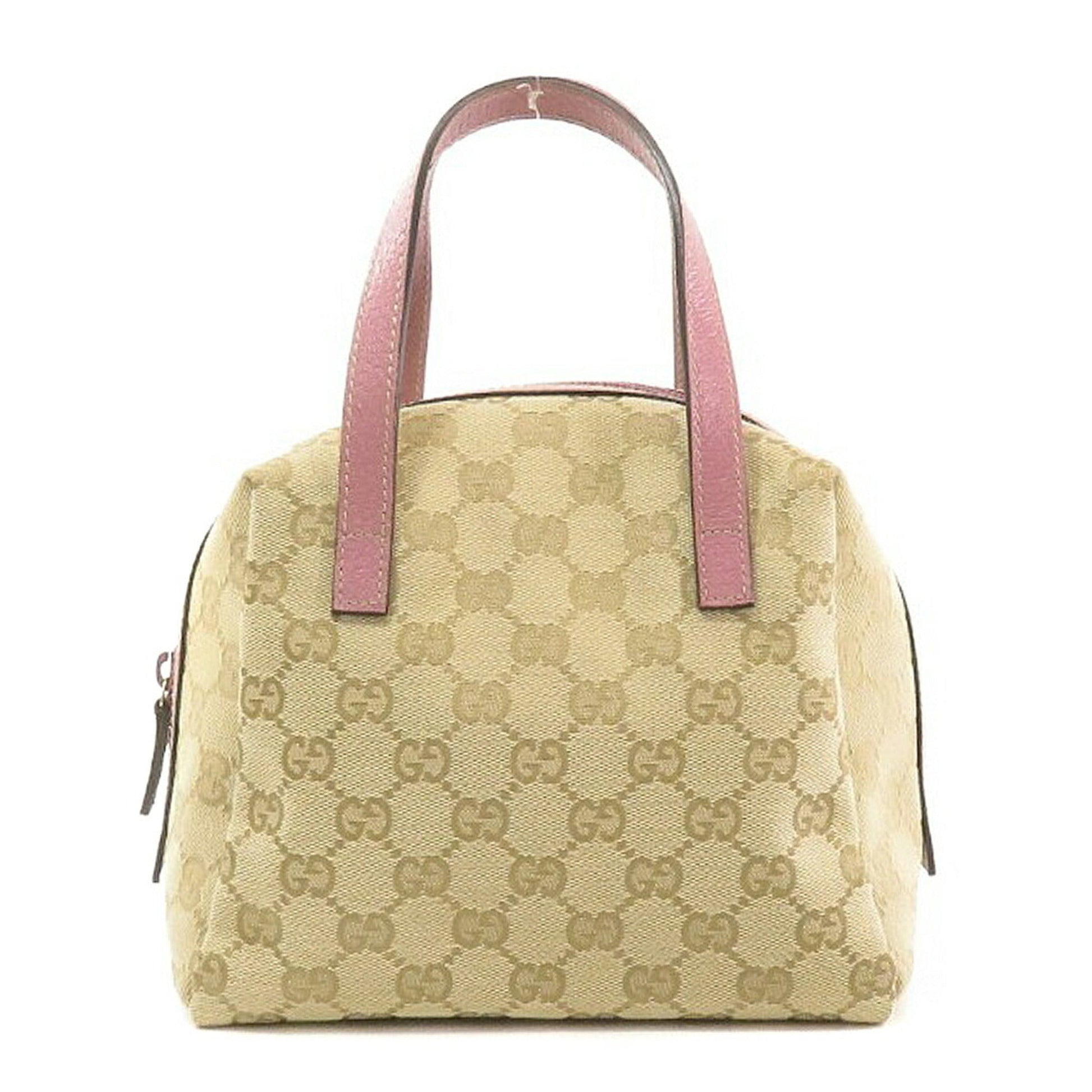 Gucci Lou Leather Canvas Handbag