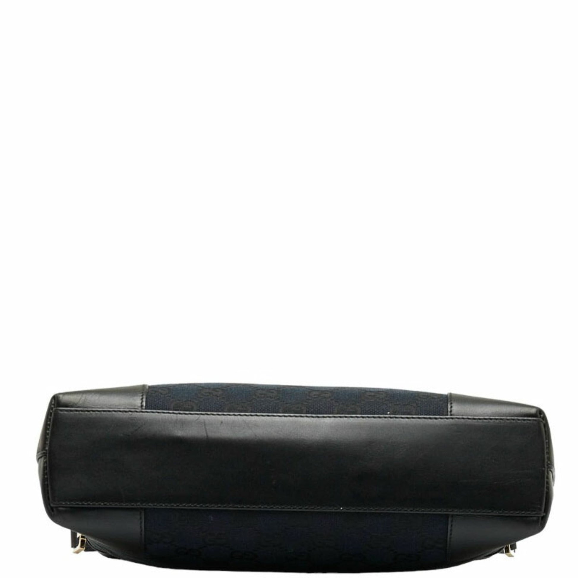 Gucci Leather Canvas Shoulder Bag