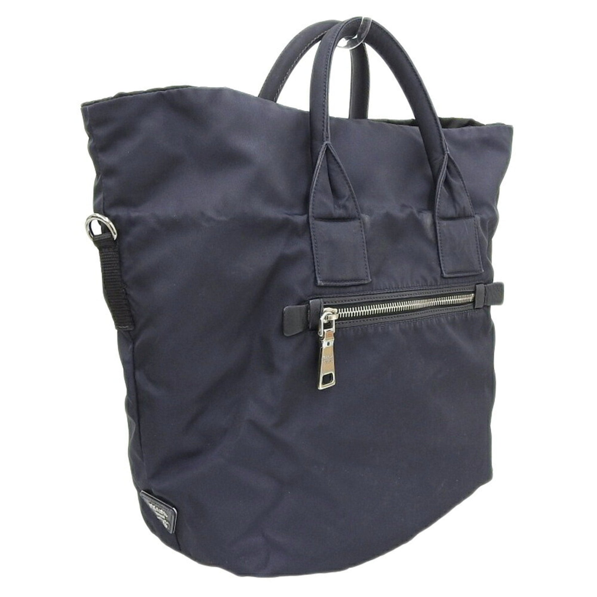 Prada reversible 2WAY Bag nylon black navy