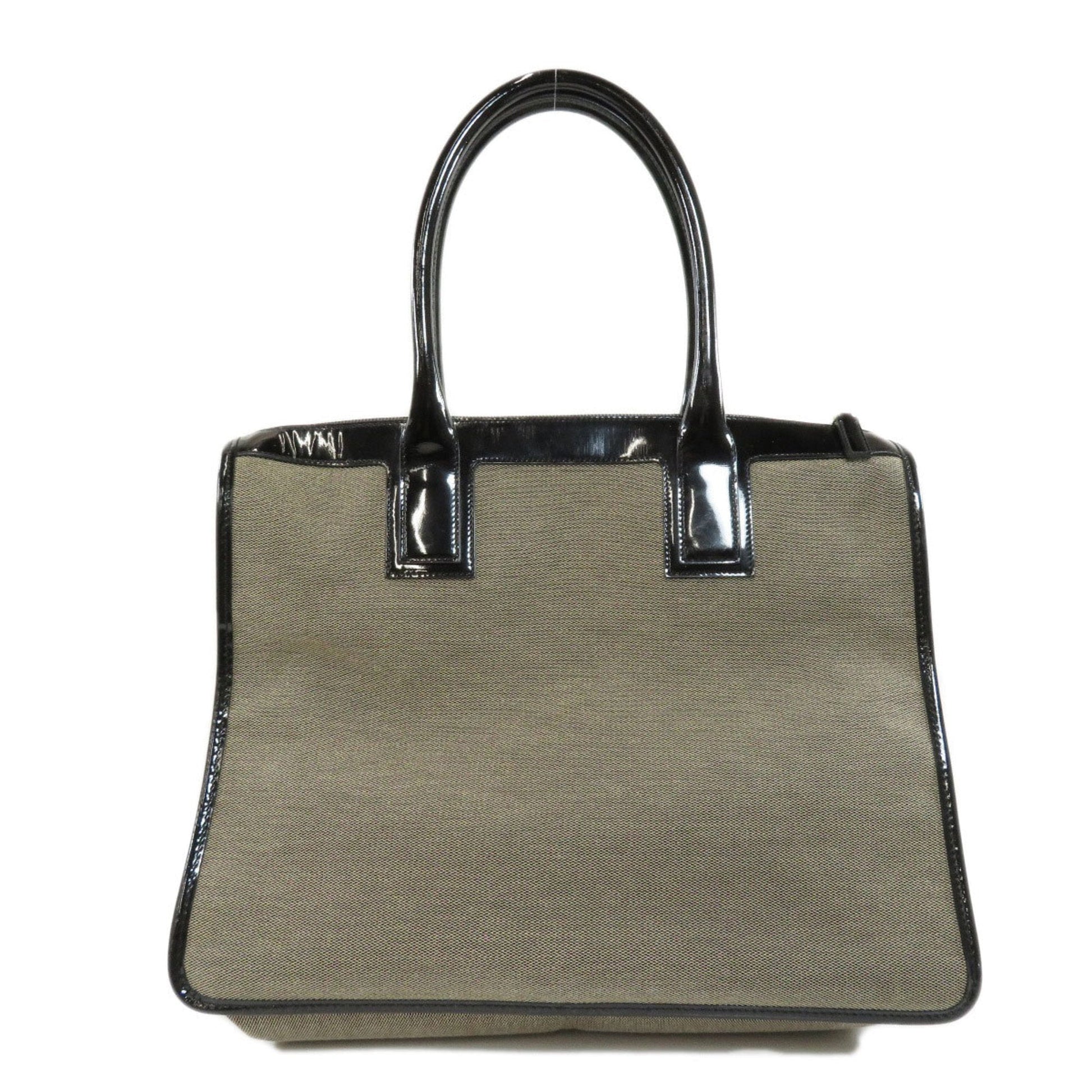 Gucci Lou Leather Canvas Tote