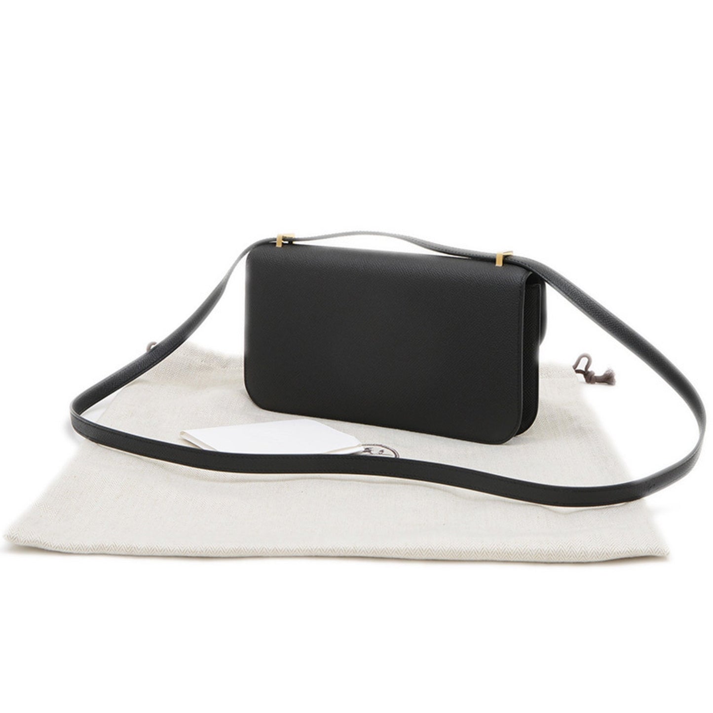 Hermes Constance Black Epsom Leather Shoulder Bag ( )