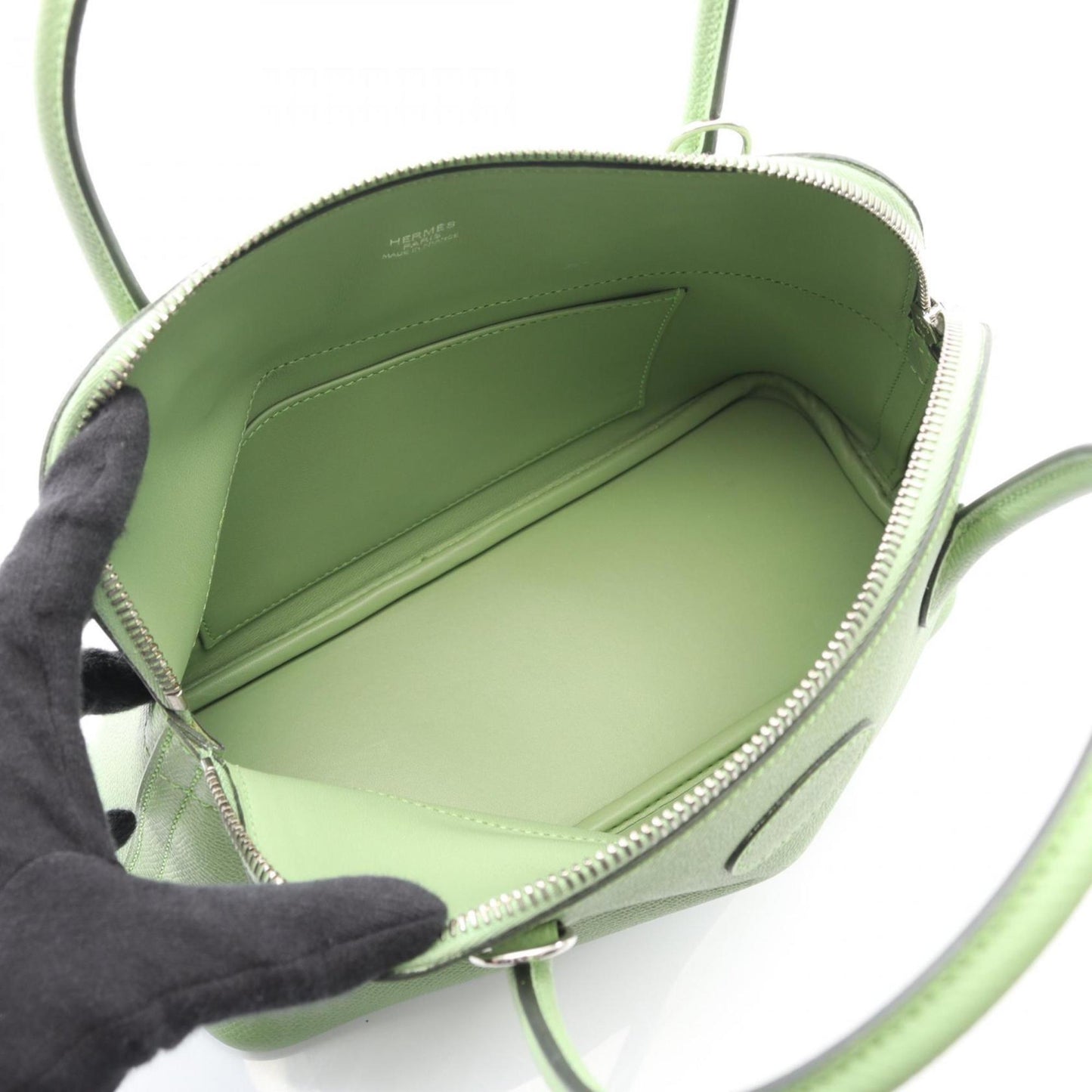 Hermes Green Epsom Leather Handbag ( )