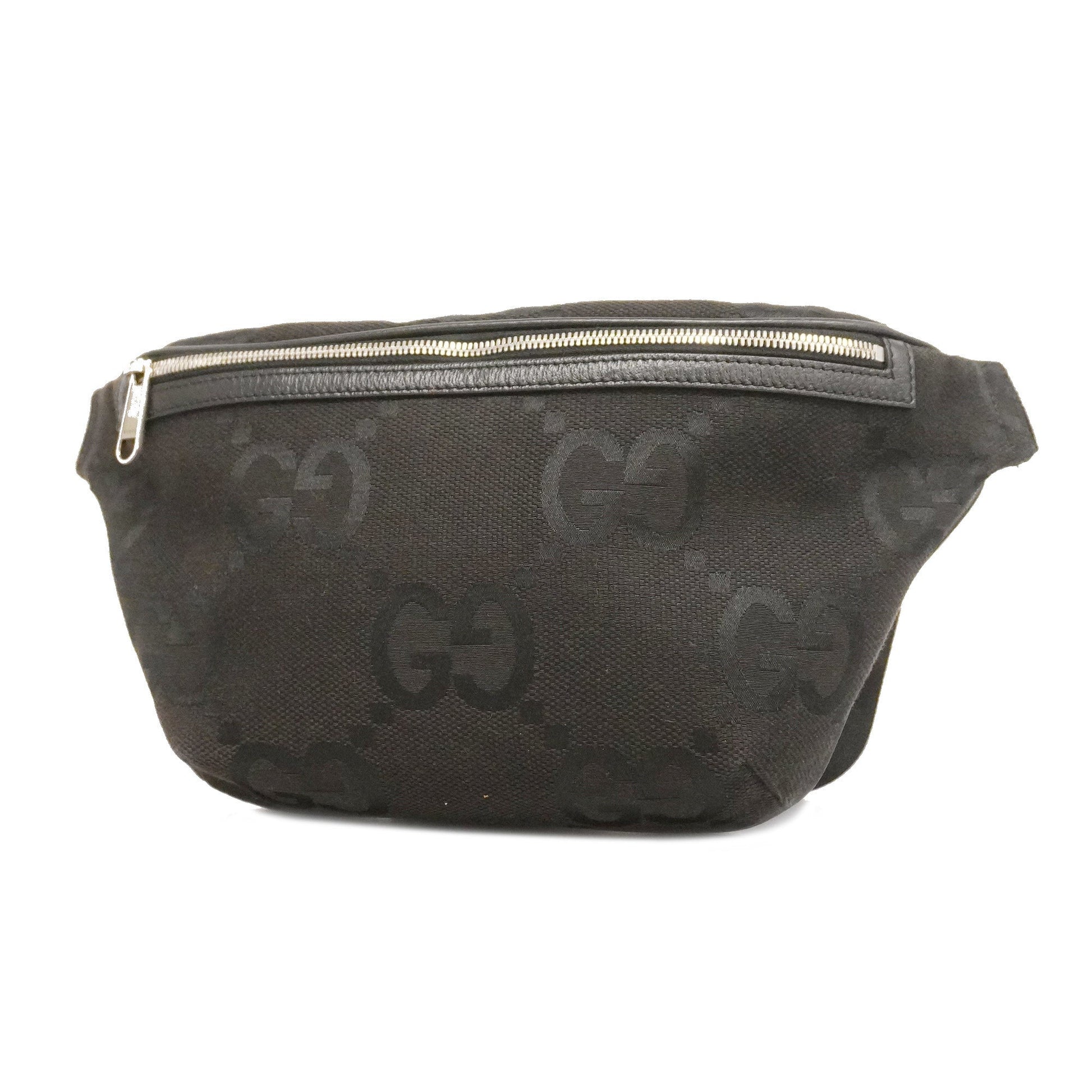 Gucci Leather Canvas Shoulder Bag