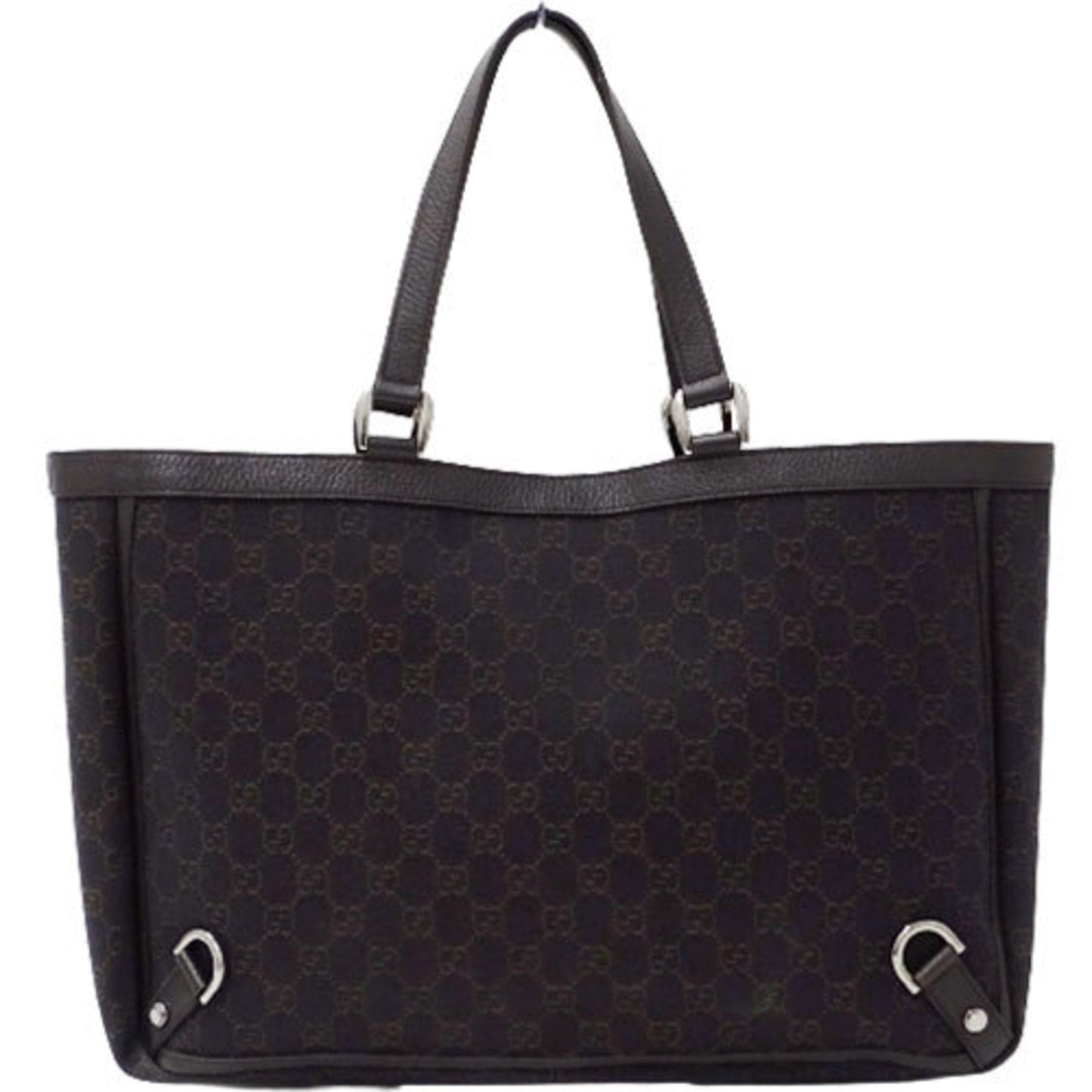 Gucci Lou Leather Canvas Tote