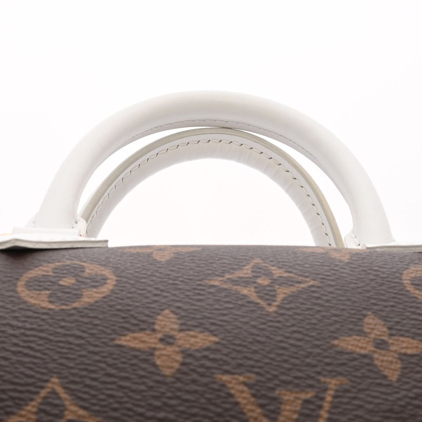 LOUIS VUITTON Monogram Bandouliere 25 Brown White Unisex Canvas Handbag