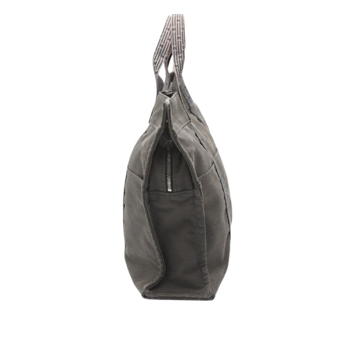 Hermes Her Line Gray Canvas Tote Bag ( )