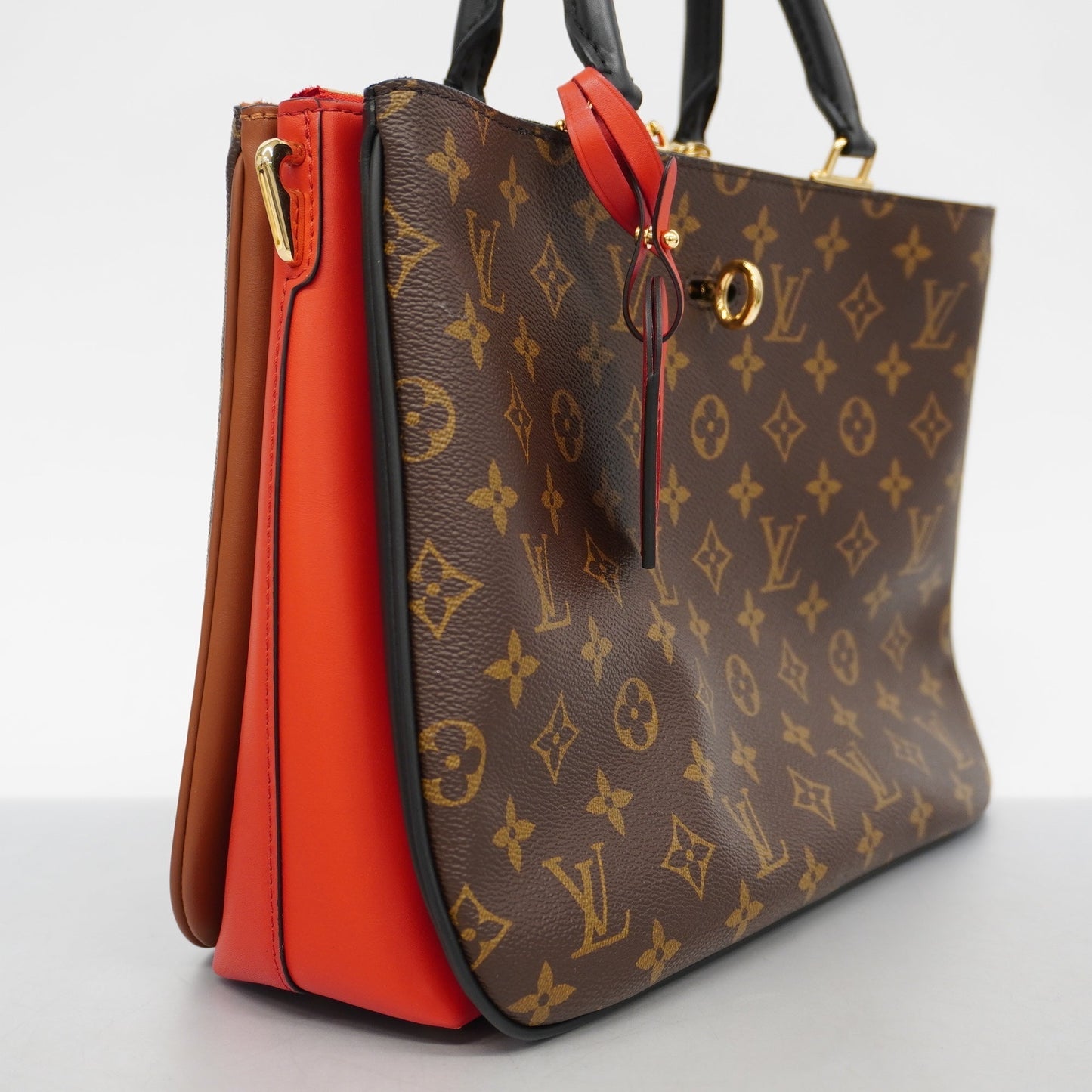 Louis VuittonAuth Monogram Mille-feuille Women's Handbag Rouge