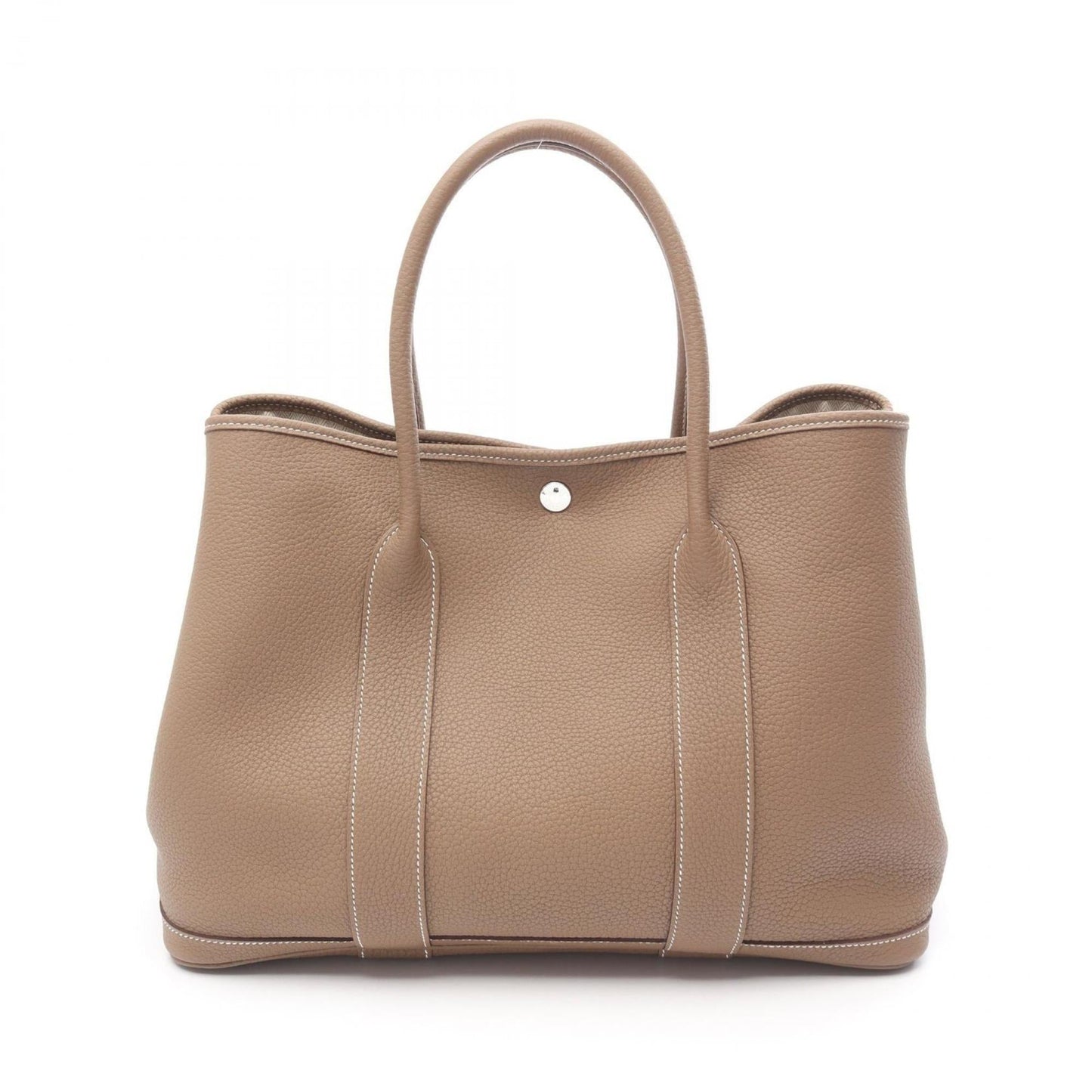 Hermes Brown Negonda Leather Leather Tote Bag ( )