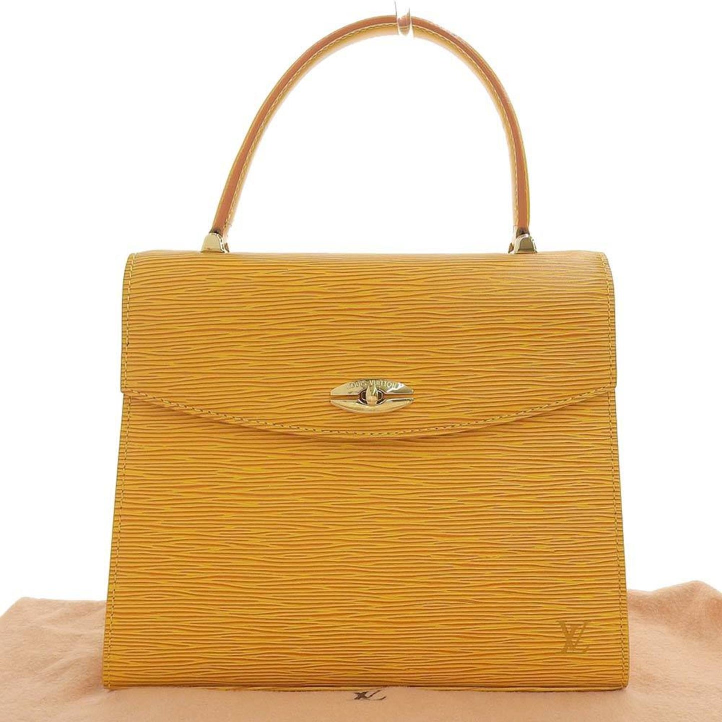 Louis Vuitton Epi Malesherbe Handbag Yellow