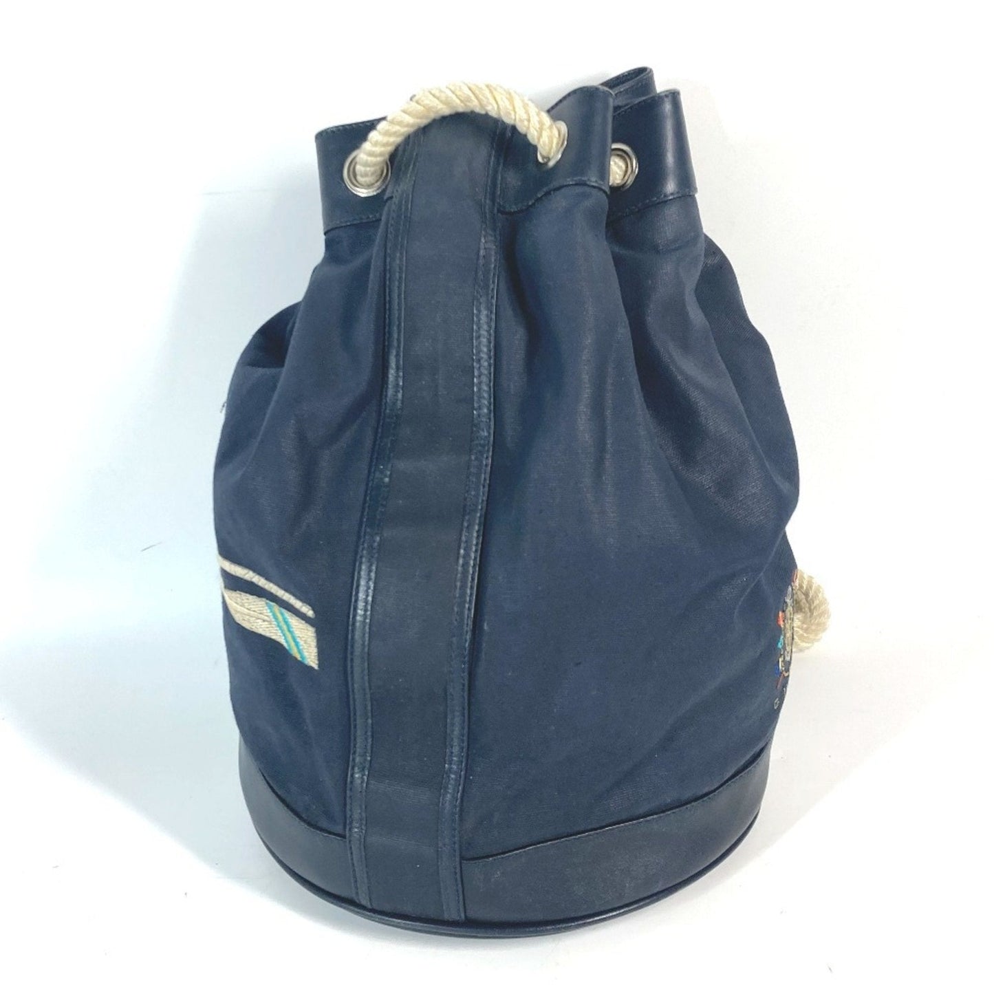 Gucci Leather Canvas Shoulder Bag