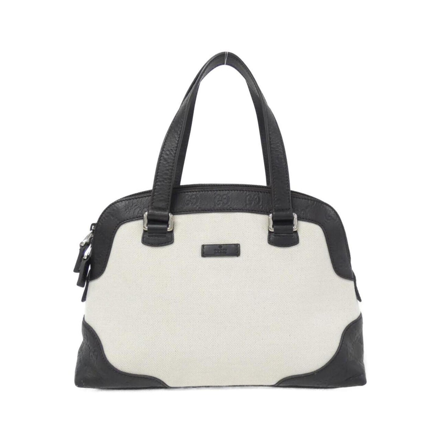 Gucci Leather Canvas Shoulder Bag