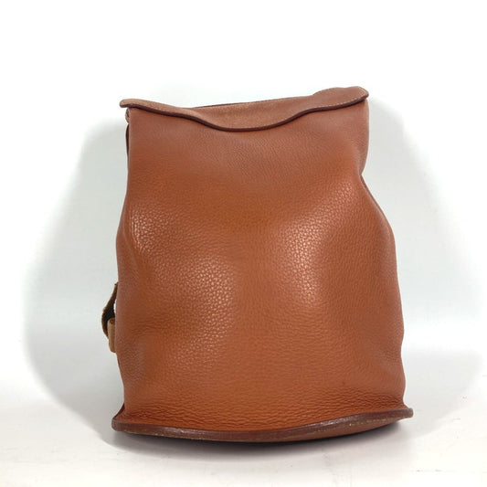 Hermes Brown Leather Backpack ( )