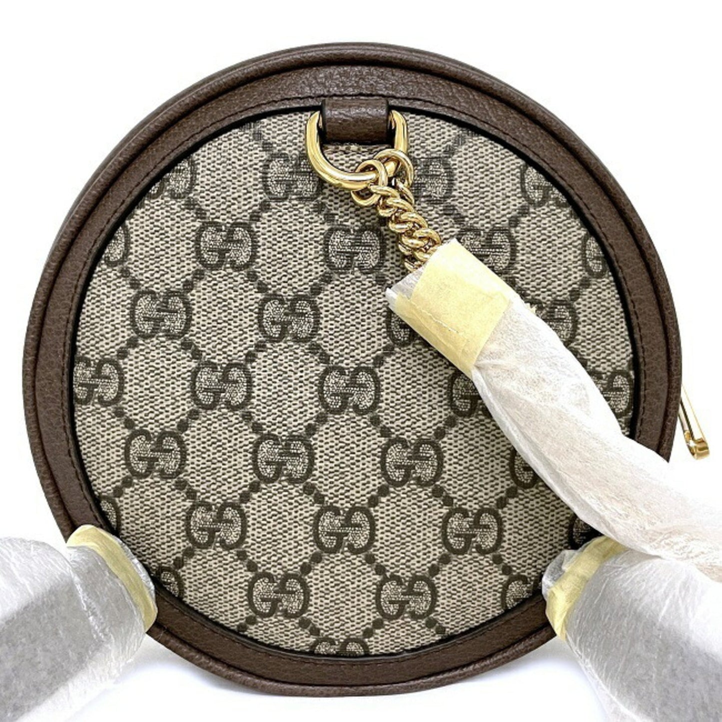 Gucci GG Marmont Brown Leather PVC Backpack
