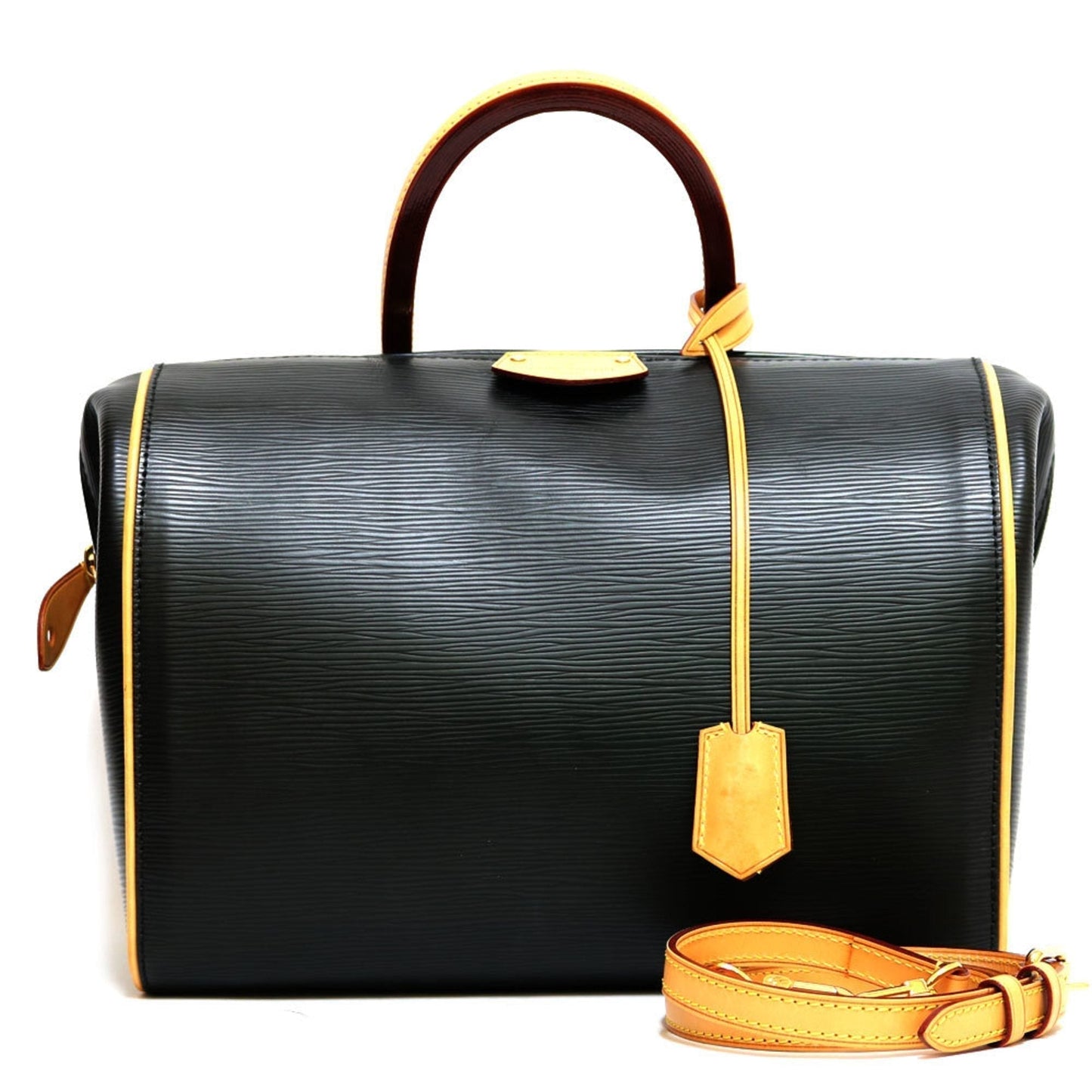 Louis Vuitton Handbag Epi Shoulder Bag 2way Dock PM Black Noir Ladies