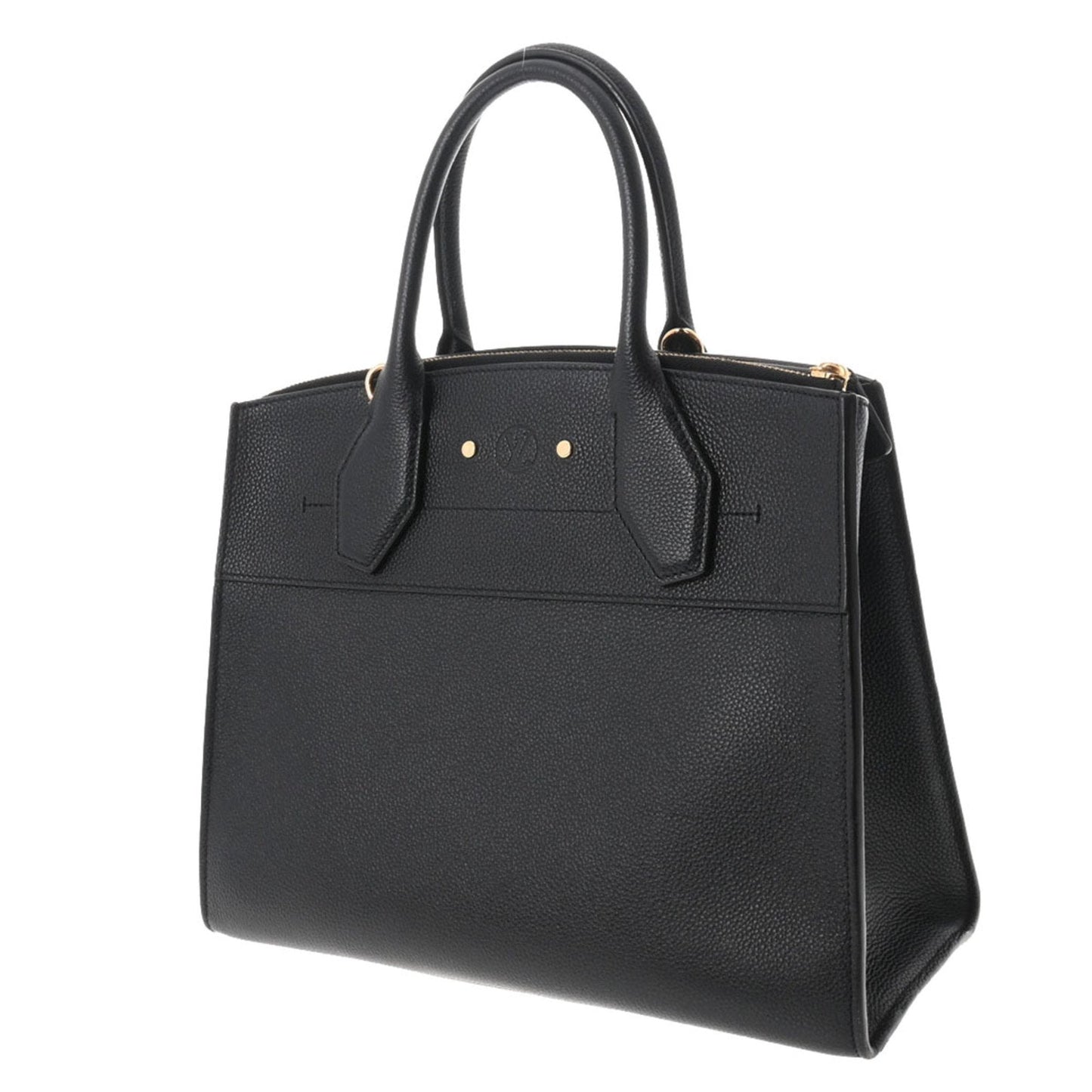 LOUIS VUITTON City Steamer MM Noir Ladies Leather Bag